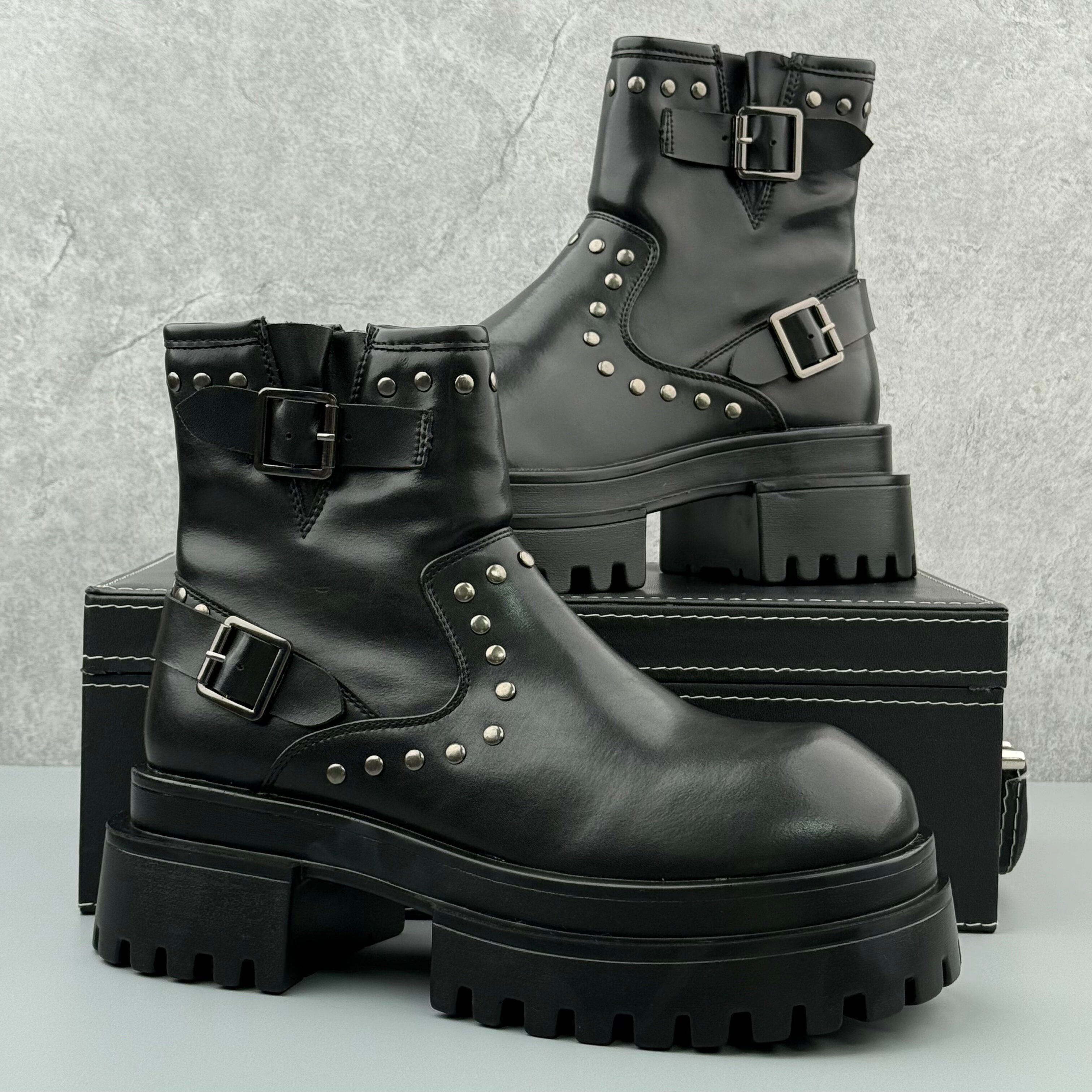 Hybriss Rebel– Punk Martin Boots
