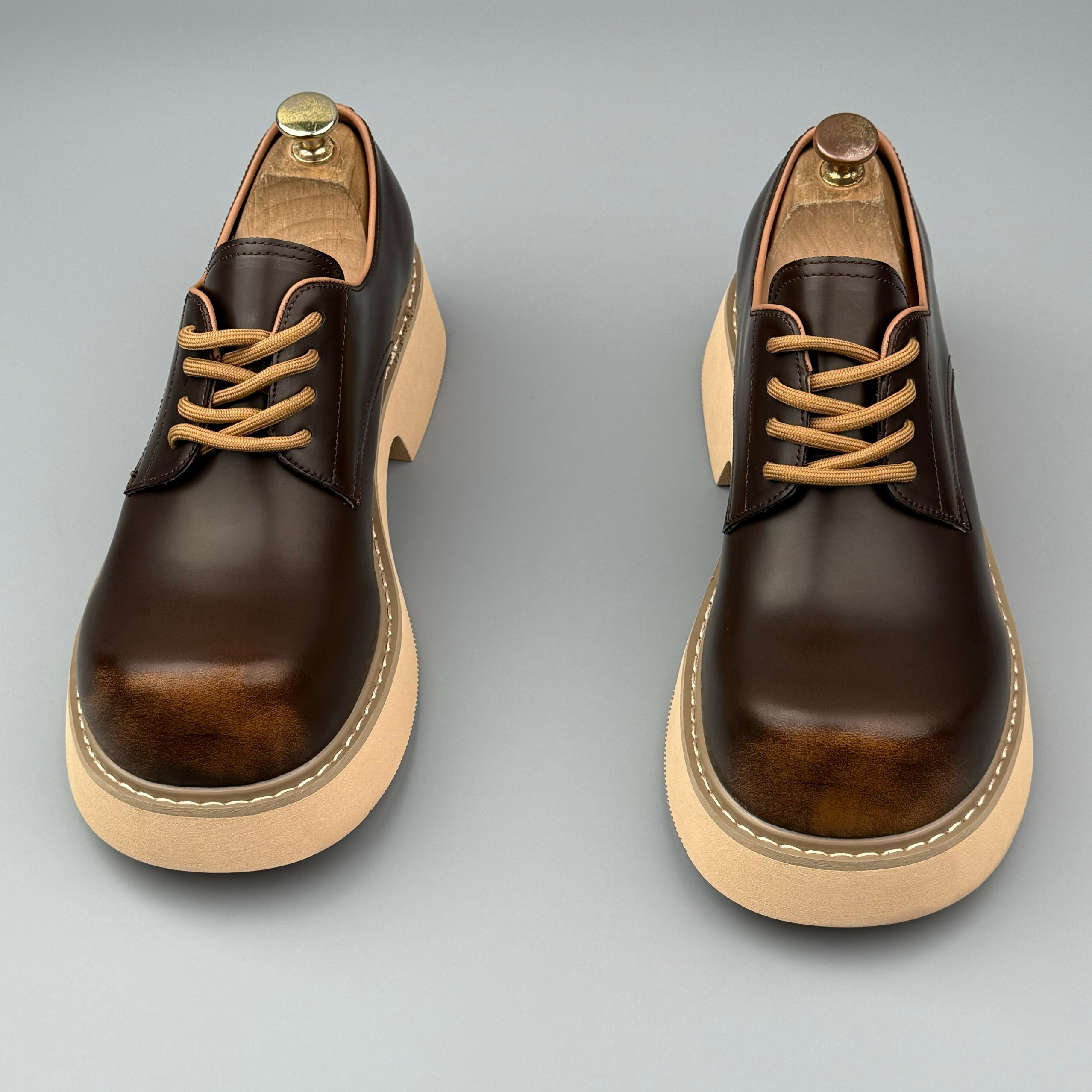 Hybriss LeisureCraft Brown– Goodyear Casual Leather Shoes