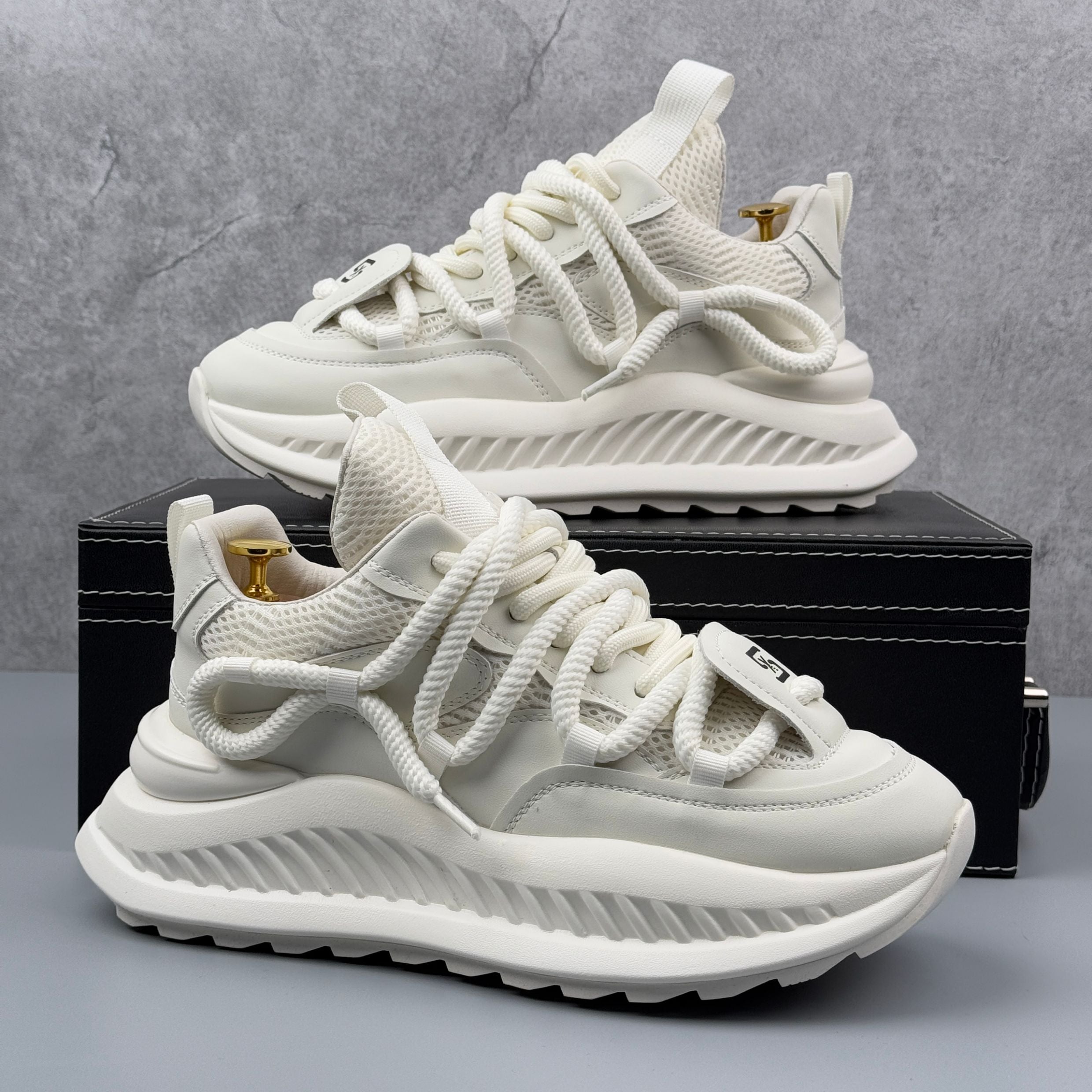 Hybriss UCOC WeaveStep White– Men’s Casual Sports Shoes