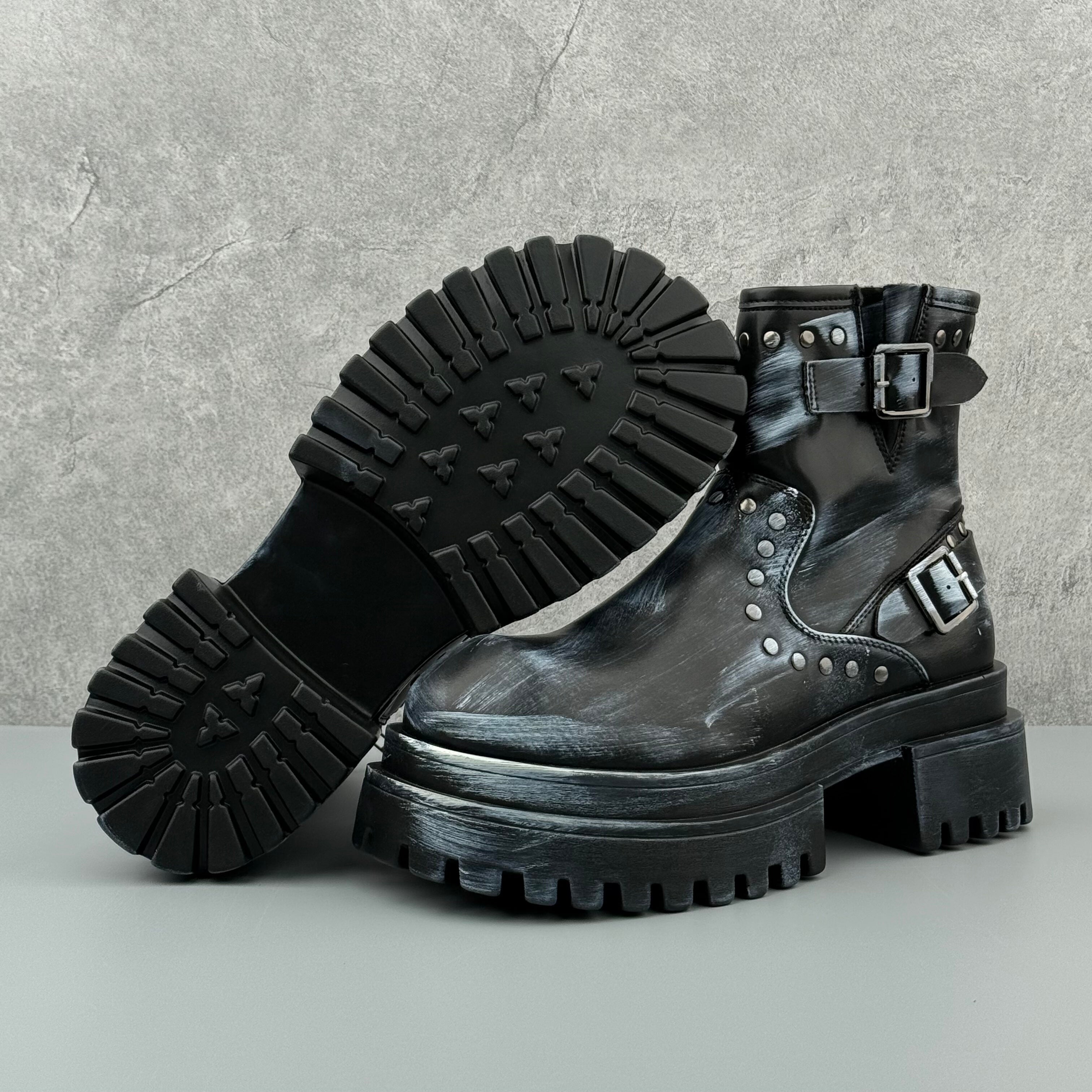 Hybriss Rebel– Punk Martin Boots