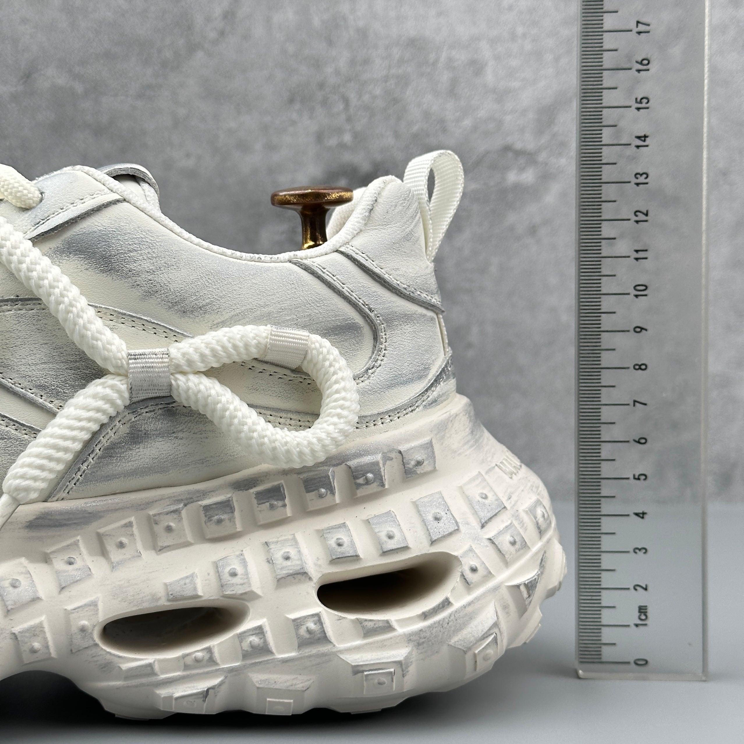 Hybriss WeaveEdge White– Youth Dad Shoes