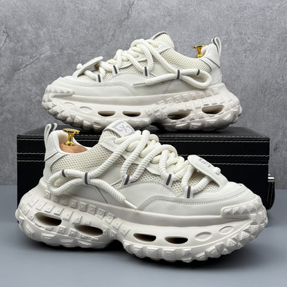 Hybriss Rope-Harness 3D Hollow Chunky Platform Sneaker