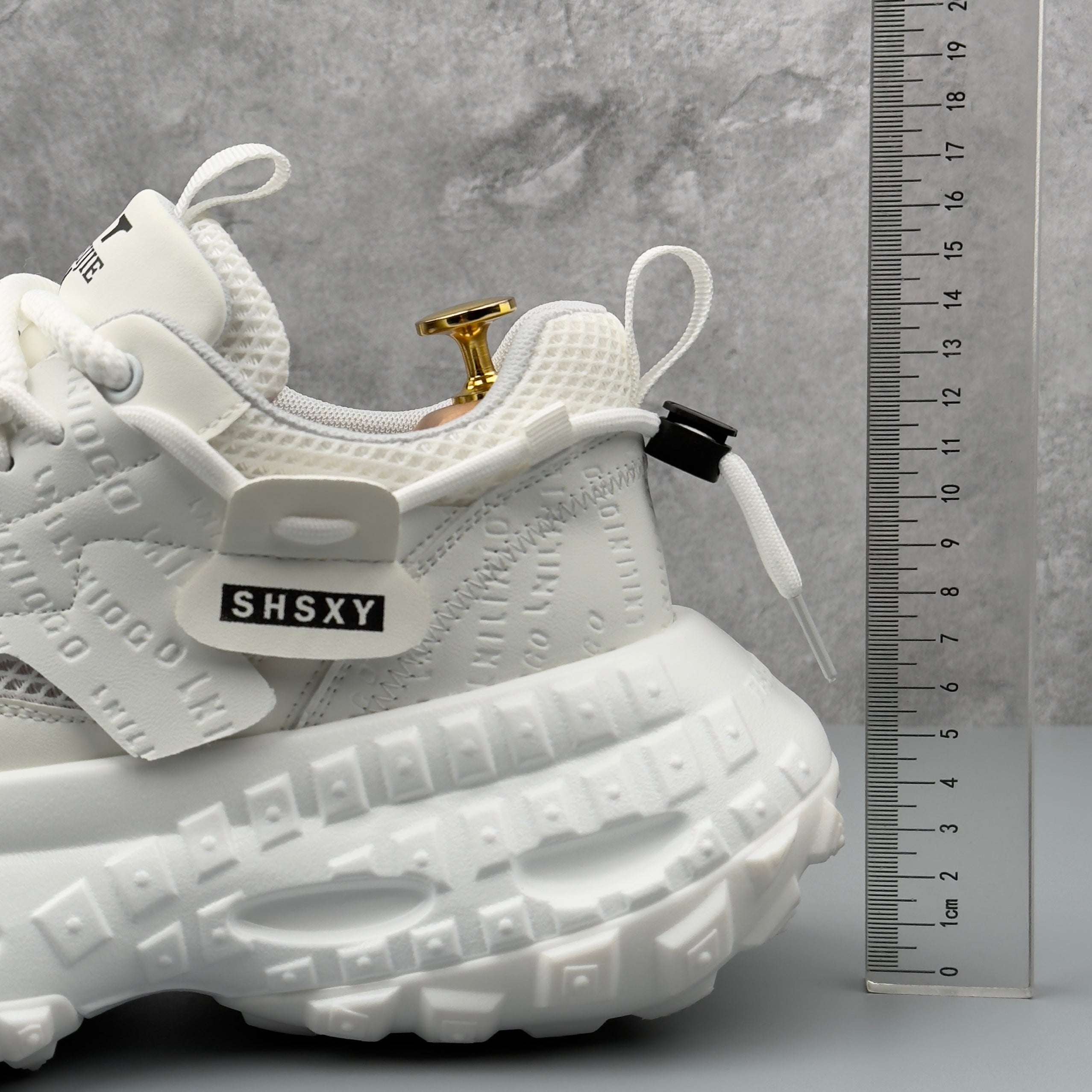 Hybriss SportWeave White– Sporty Dad Shoes