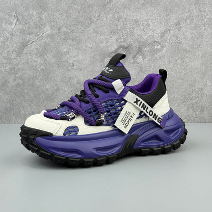 Hybriss Cyber-Gel Hollow-Out Dad Sneaker