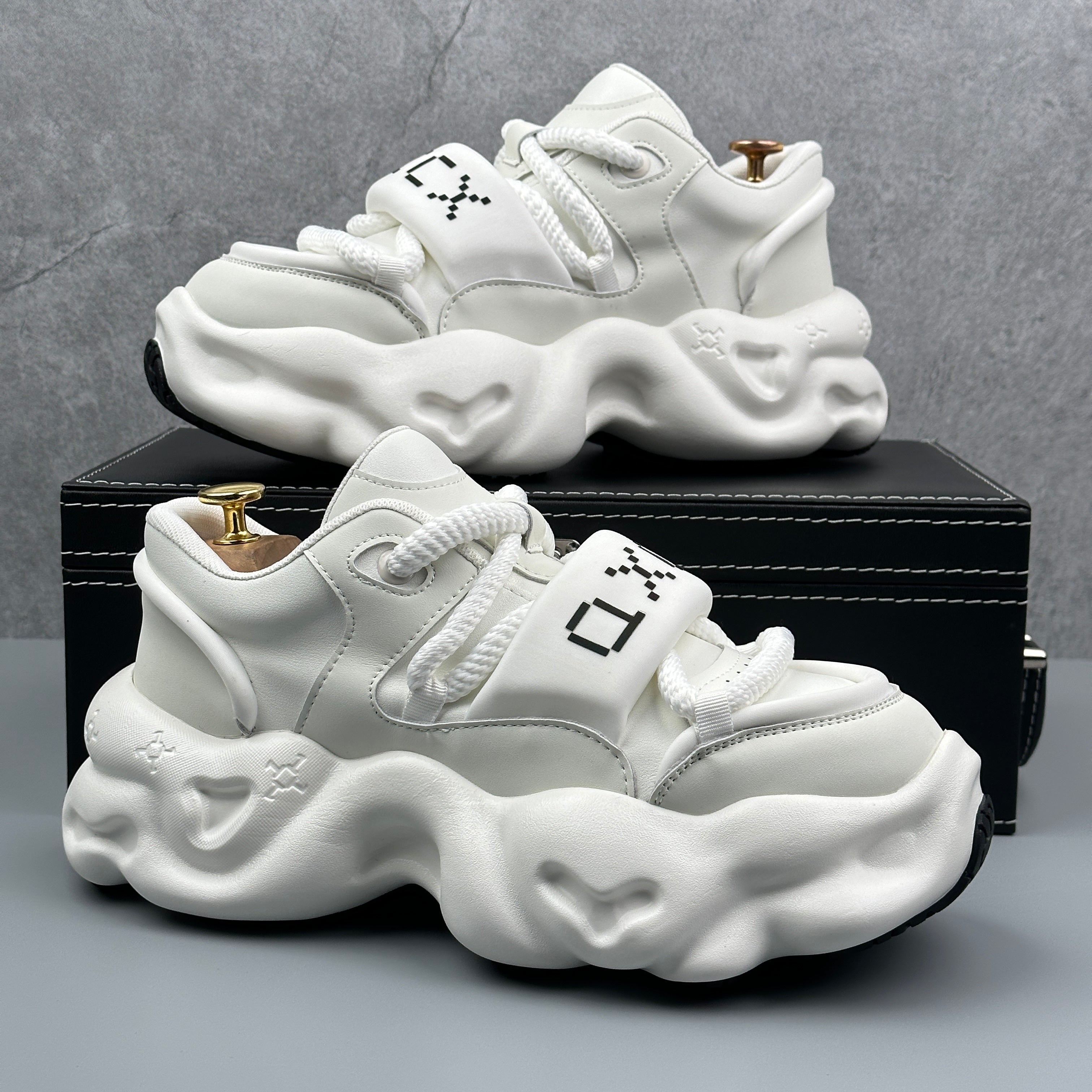 Hybriss WeaveCore White– Youth Dad Shoes