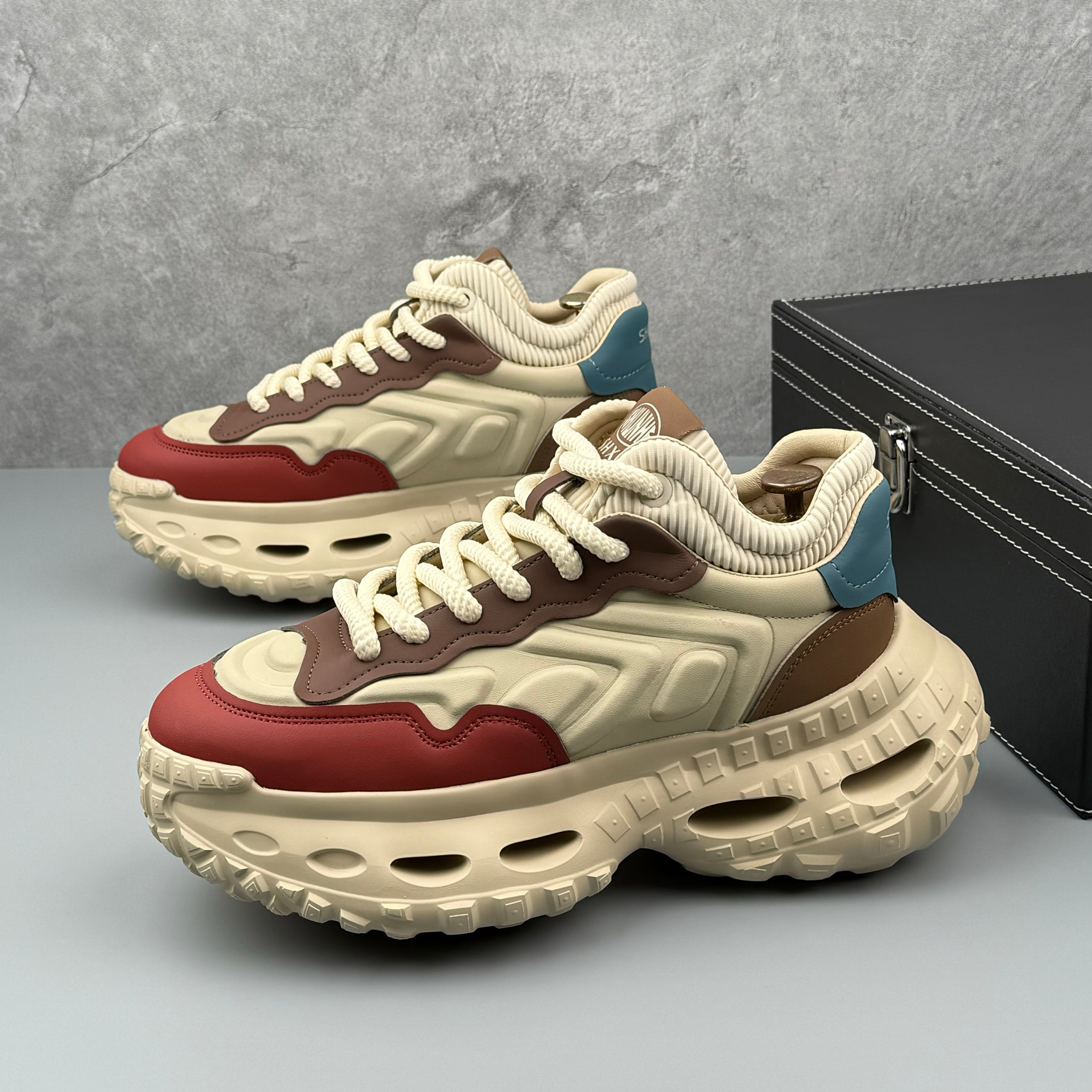 Hybriss PlainMilan Rice Red– Dad Shoes