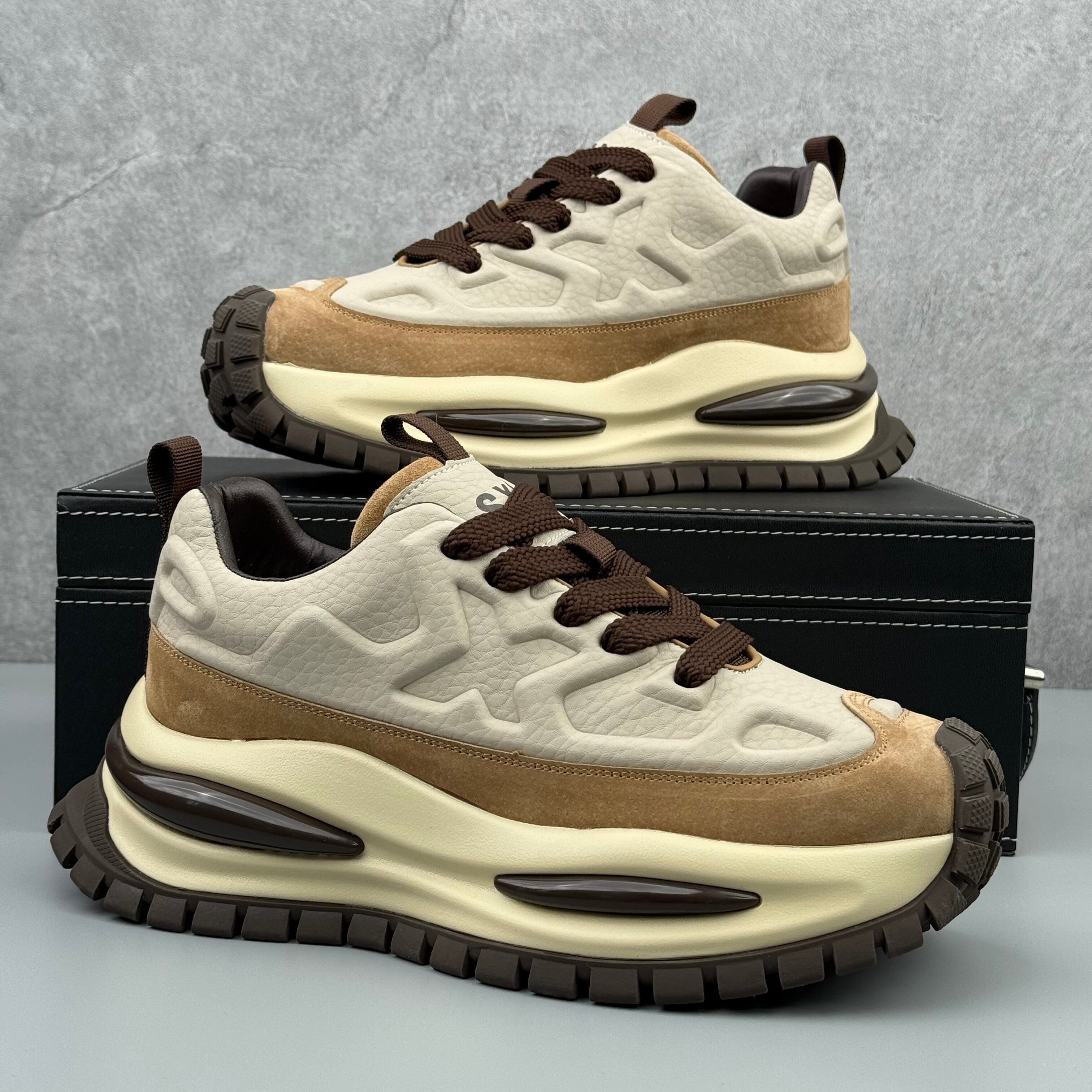 Hybriss GelCore – PU & Mesh Dad Shoes