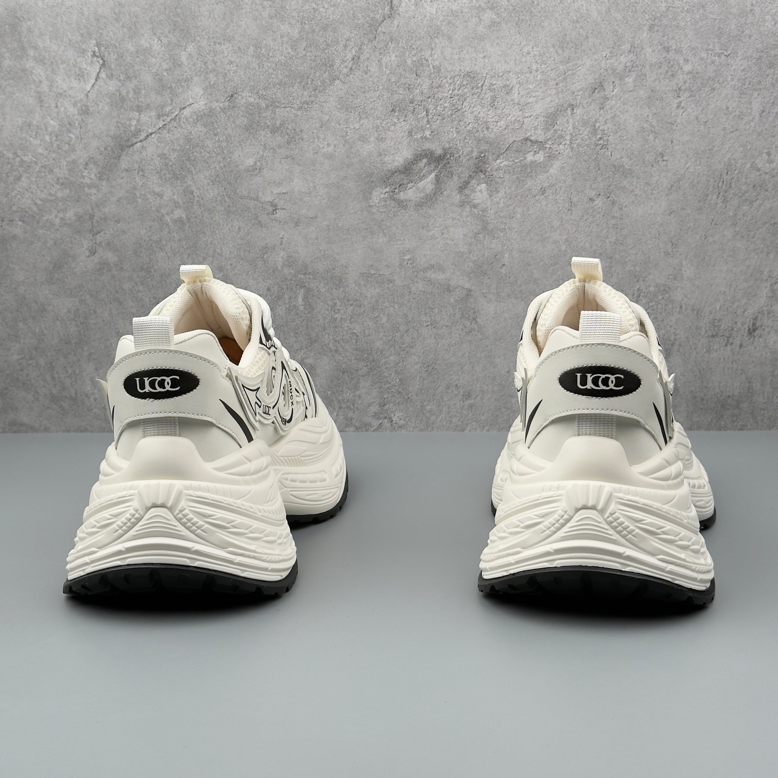 Hybriss UCoc PlainRise White– Youthful Dad Shoes