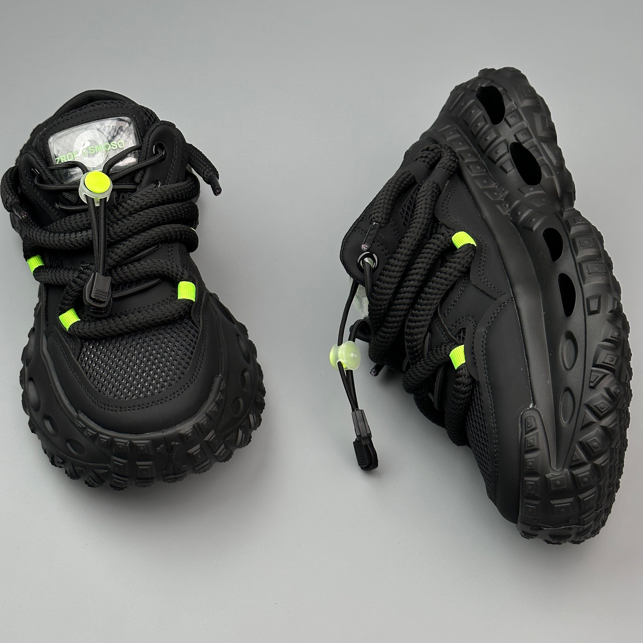 Hybriss WeaveFlex Black– Mikrofaserleder Sommer-Sneaker