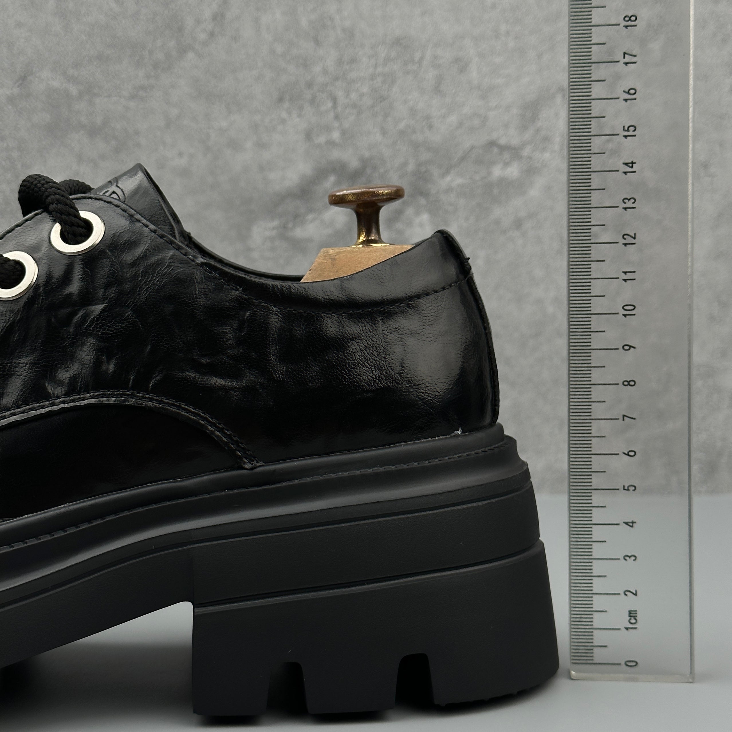 Hybriss Cabuncci Regent Black– British Casual Leather Shoes