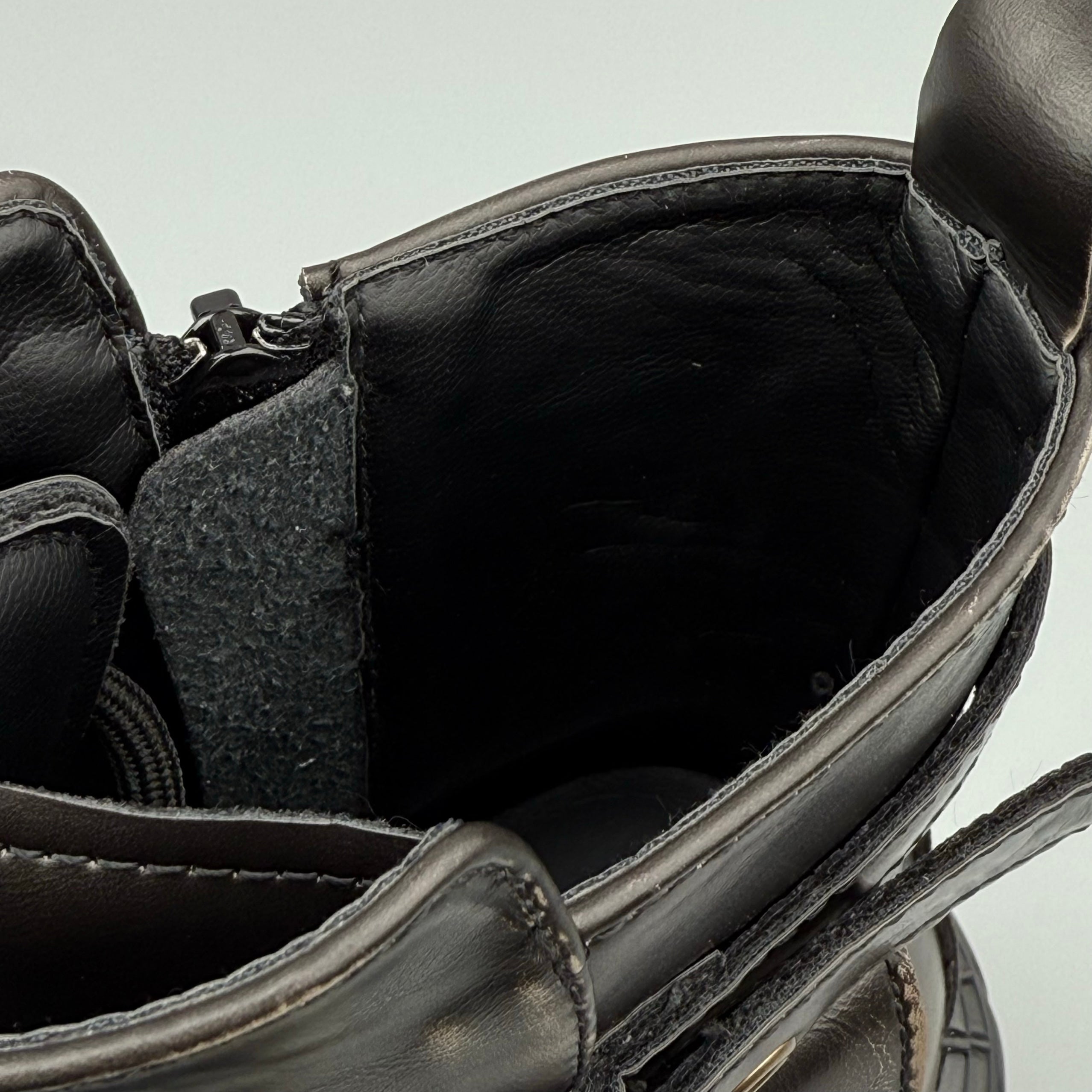 Hybriss Rebellion Argent– Punk Martin Boots