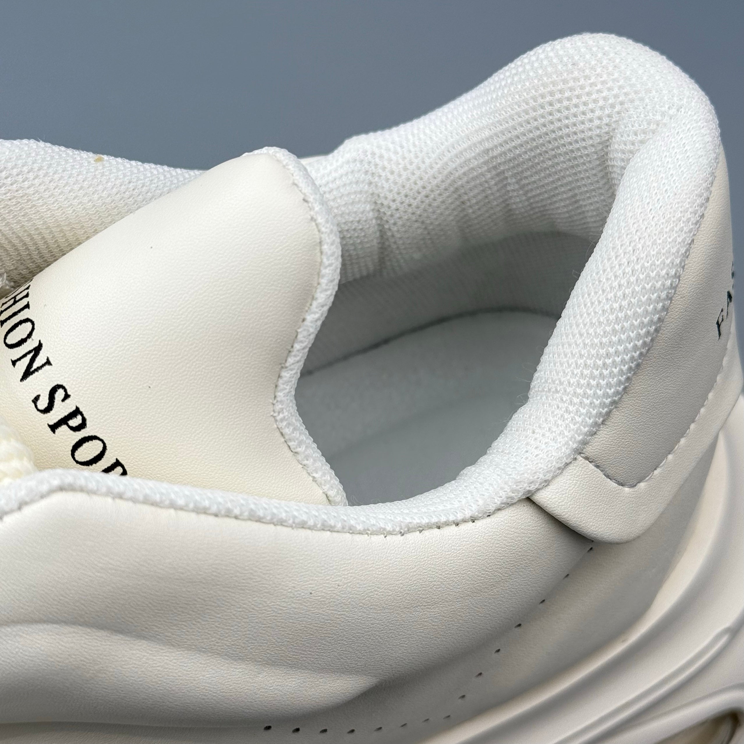 Hybriss MetroMicro Off-White– Microfiber Sporty Casual Shoes