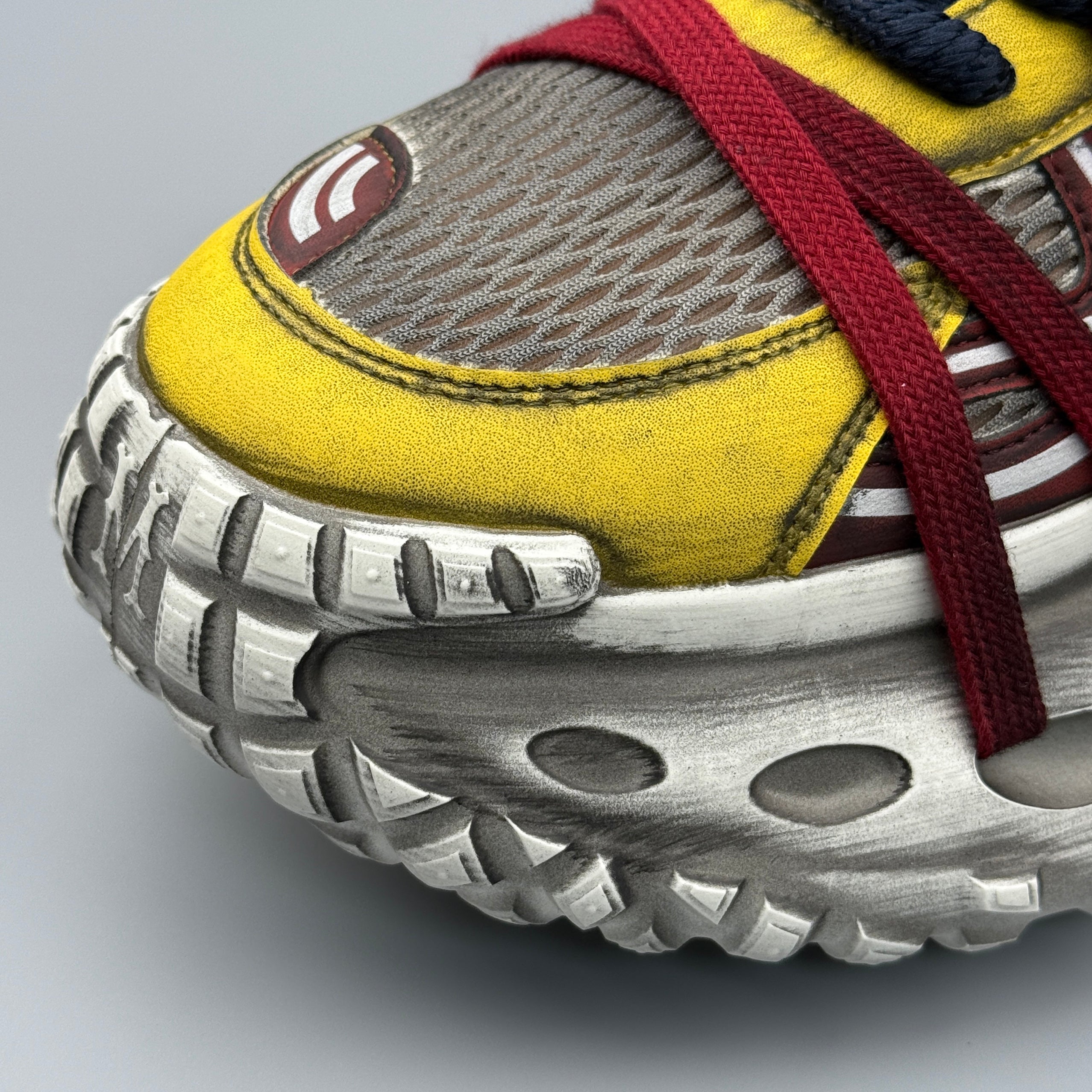 Hybriss DailyThread Anchor Red– Retro Dad Shoes