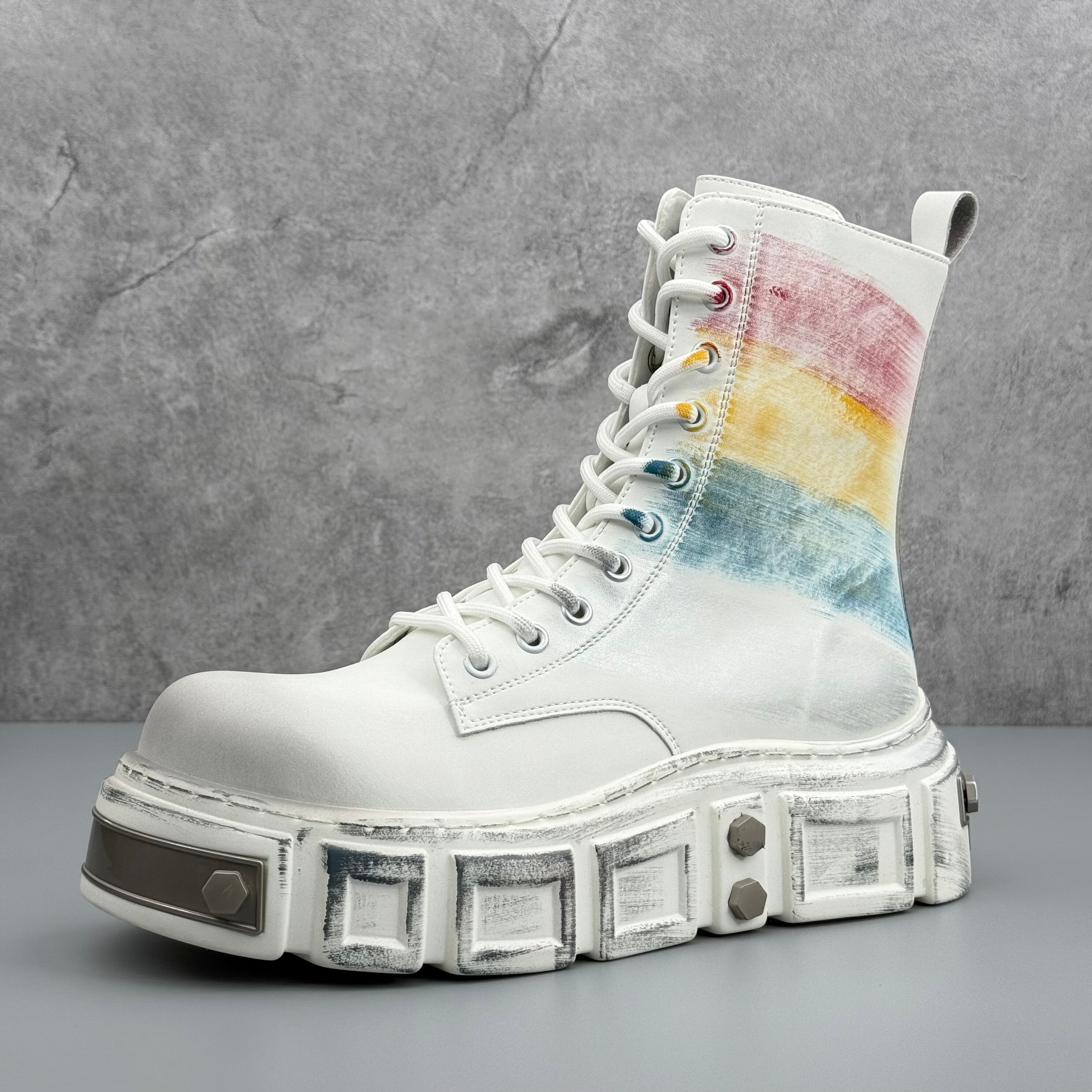 Hybriss Prism– Rainbow Martin Boots