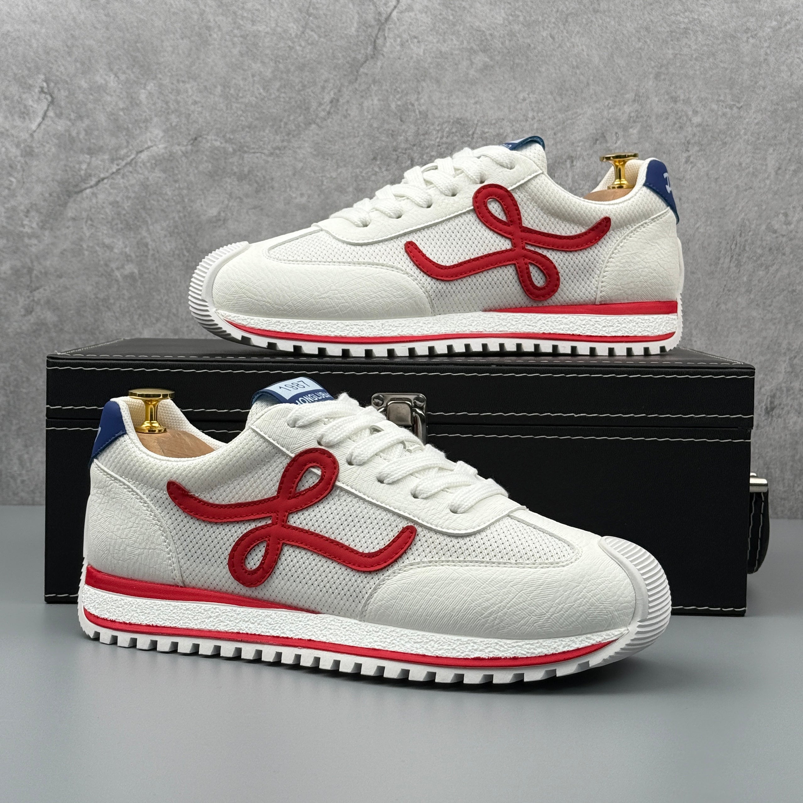 Hybriss SummerCore – PU Red& Mischmaterial Sneakers