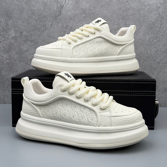 Hybriss Sculpted Microfiber Chunky Platform Sneaker