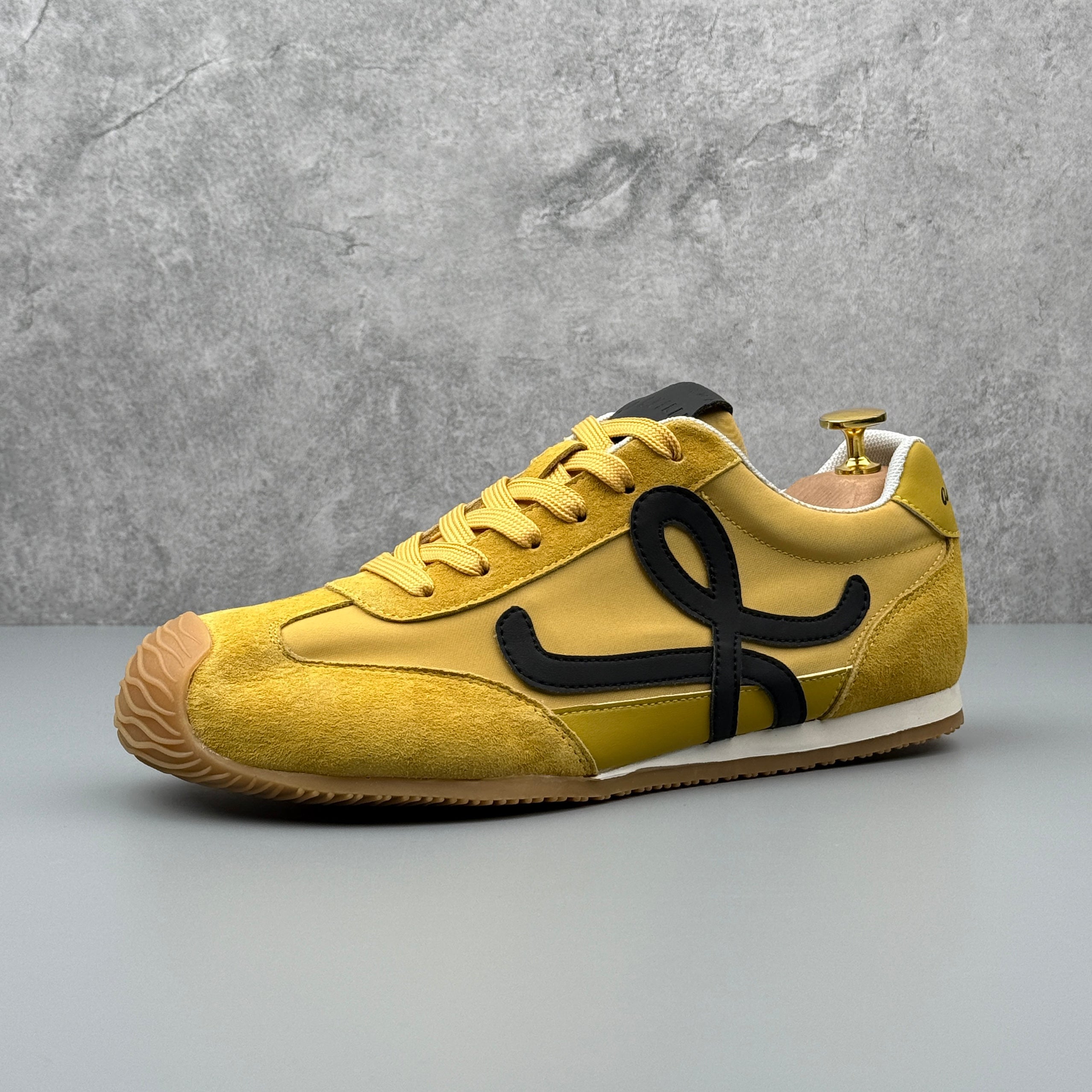 Hybriss LightCore Yellow– Leichte Stoff‑Sneaker