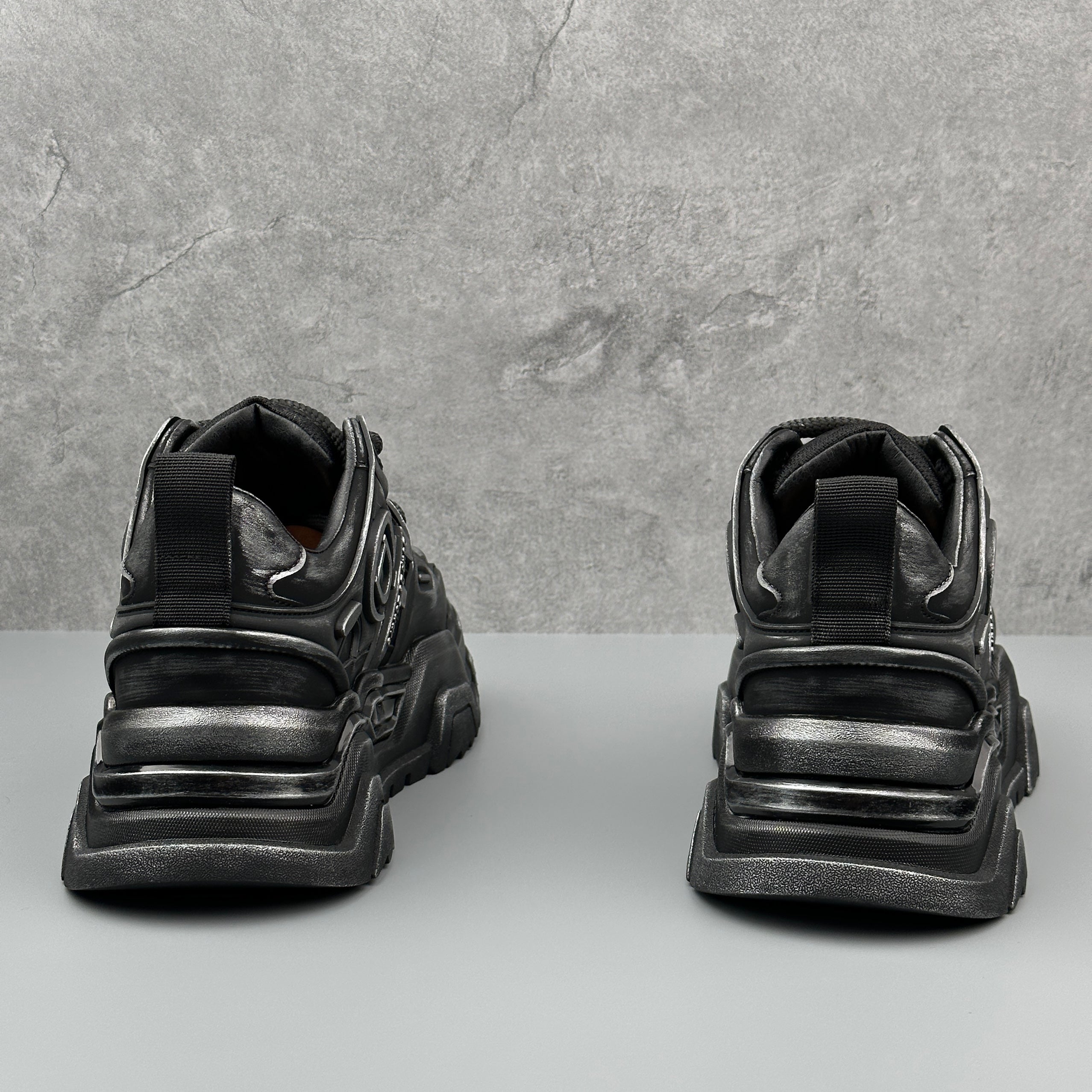 Hybriss Cabuncci StreamLine Black– Youth Trend Sneakers