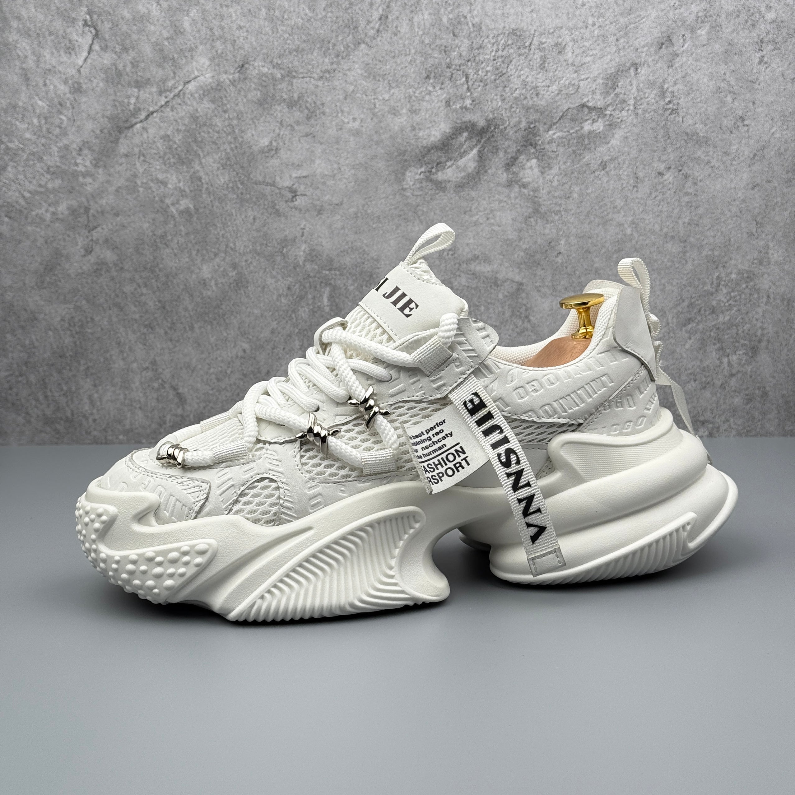 Hybriss WeaveRise White– Youth Dad Shoes