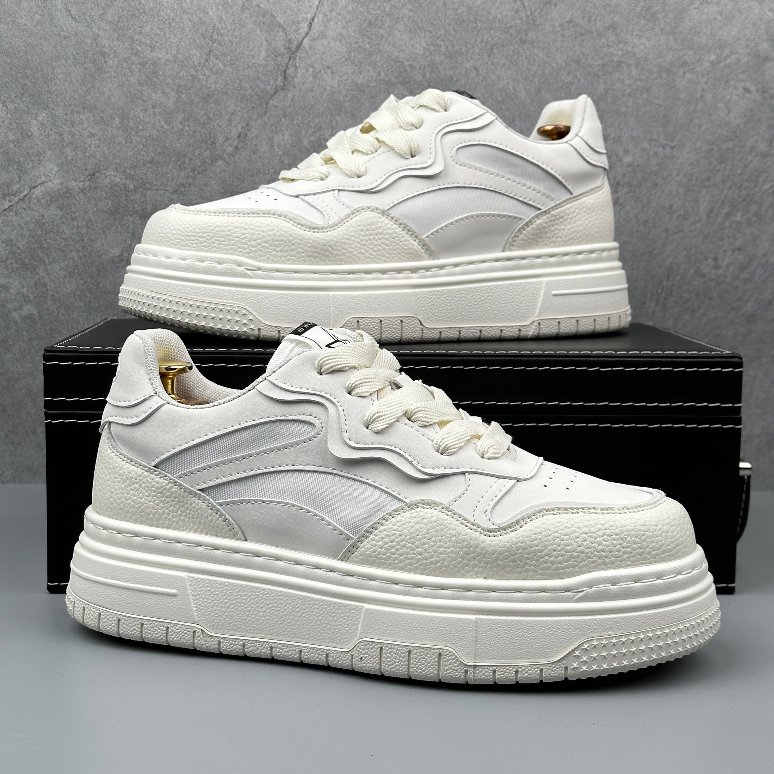 Hybriss StitchTrend – Mikrofaserleder Sneakers