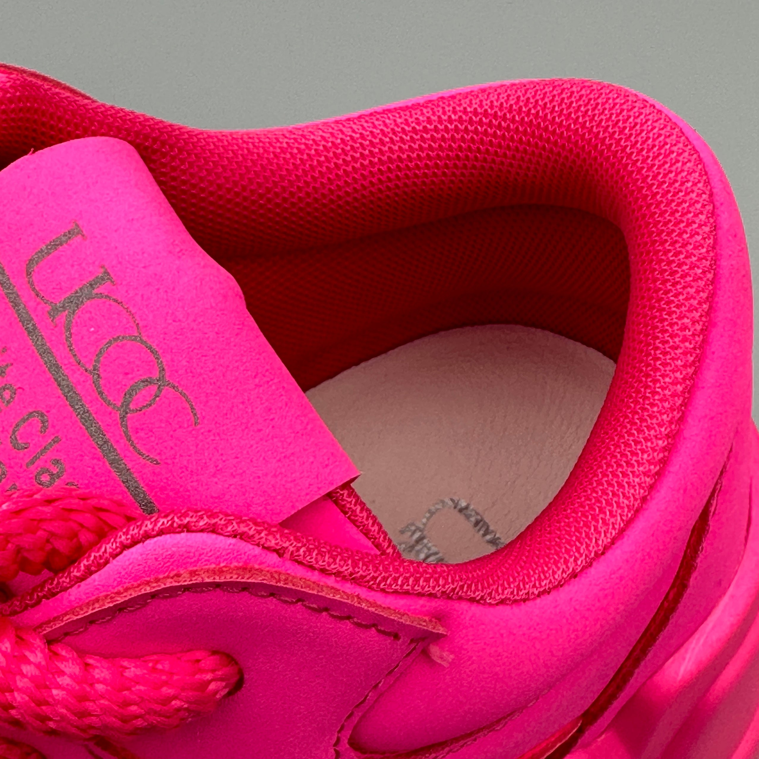 Hybriss MetalCore Pink– Microfiber Leather Sneakers