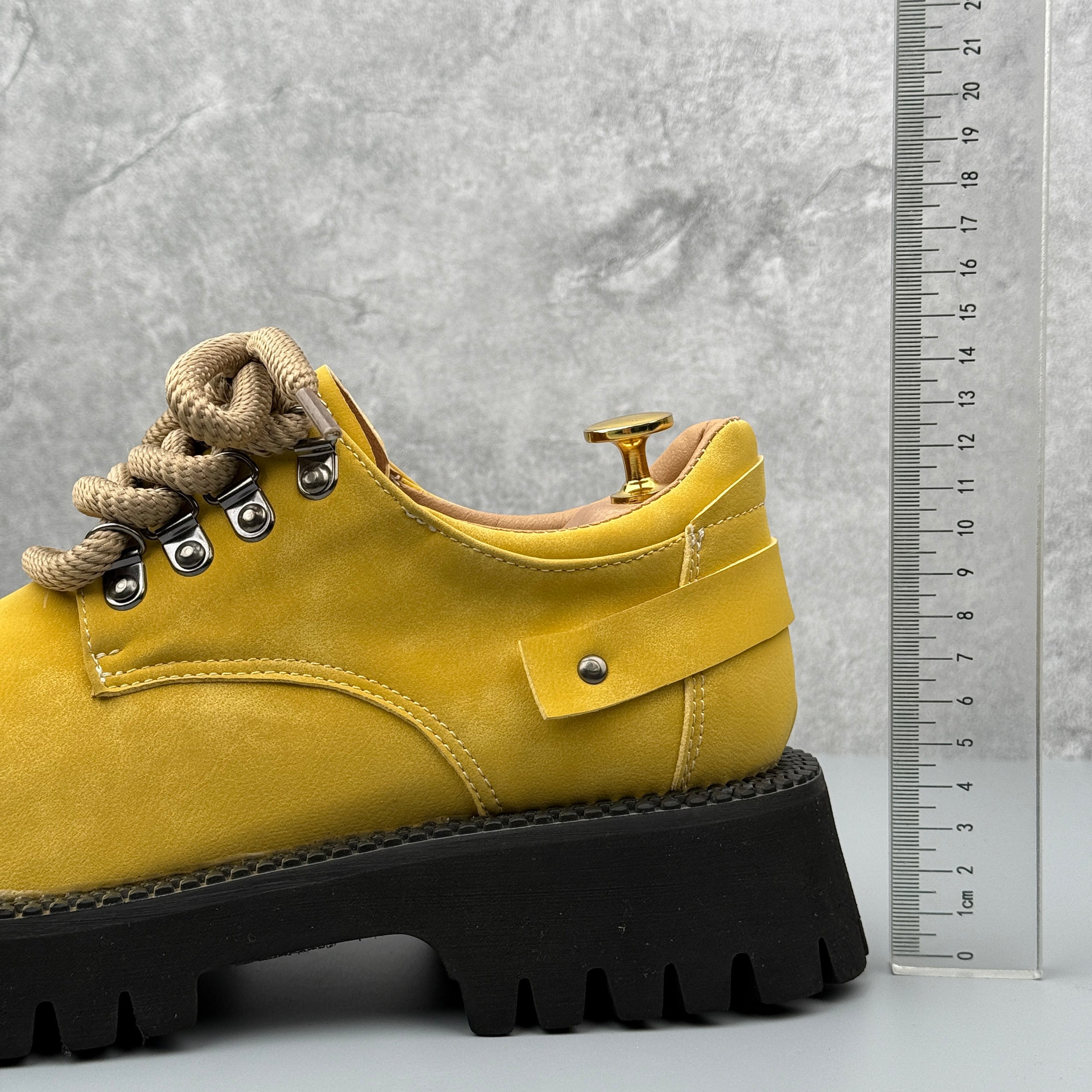 Hybriss Flux Yellow– Color Blocking Cargo Shoes
