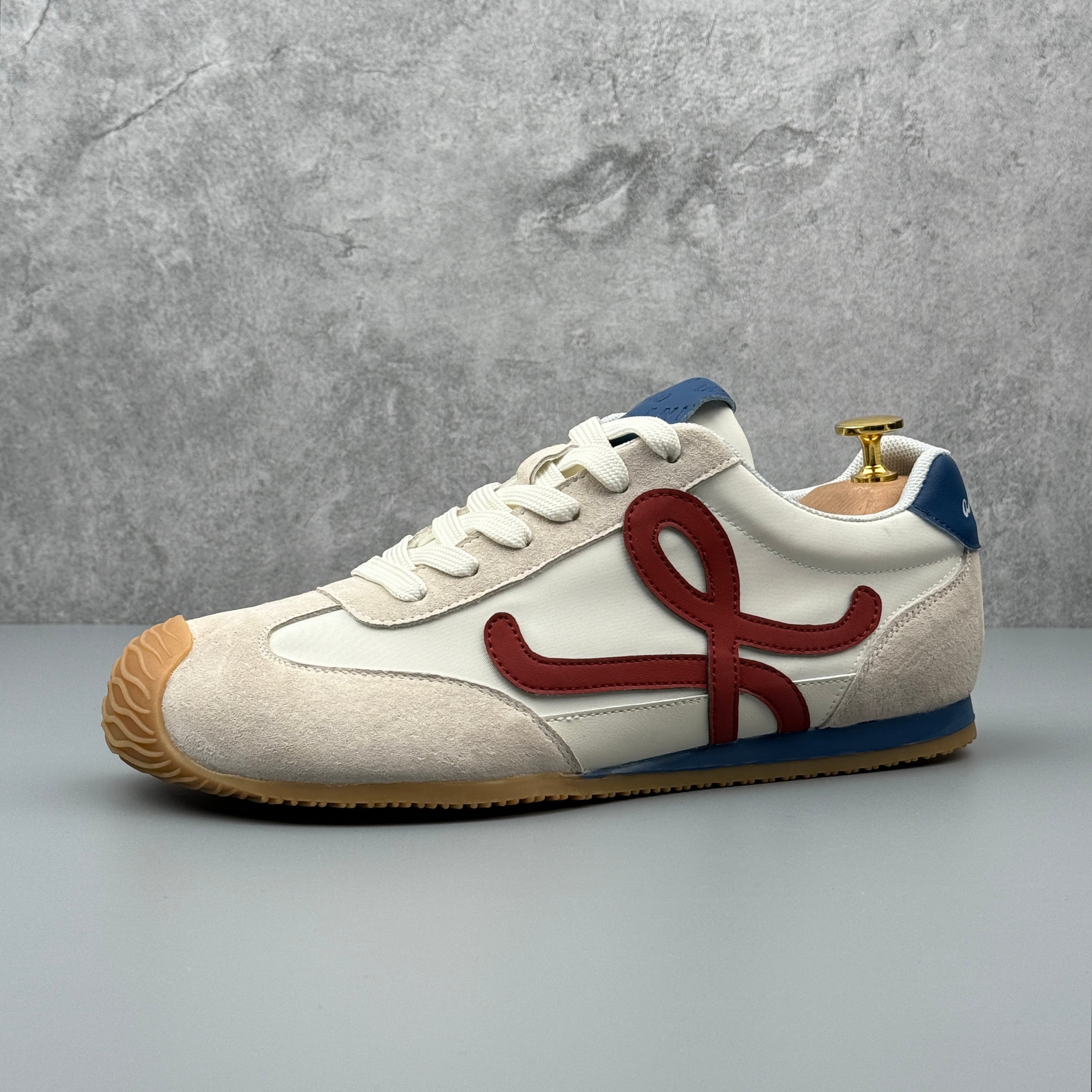 Hybriss LightCore Blue Red– Leichte Stoff‑Sneaker