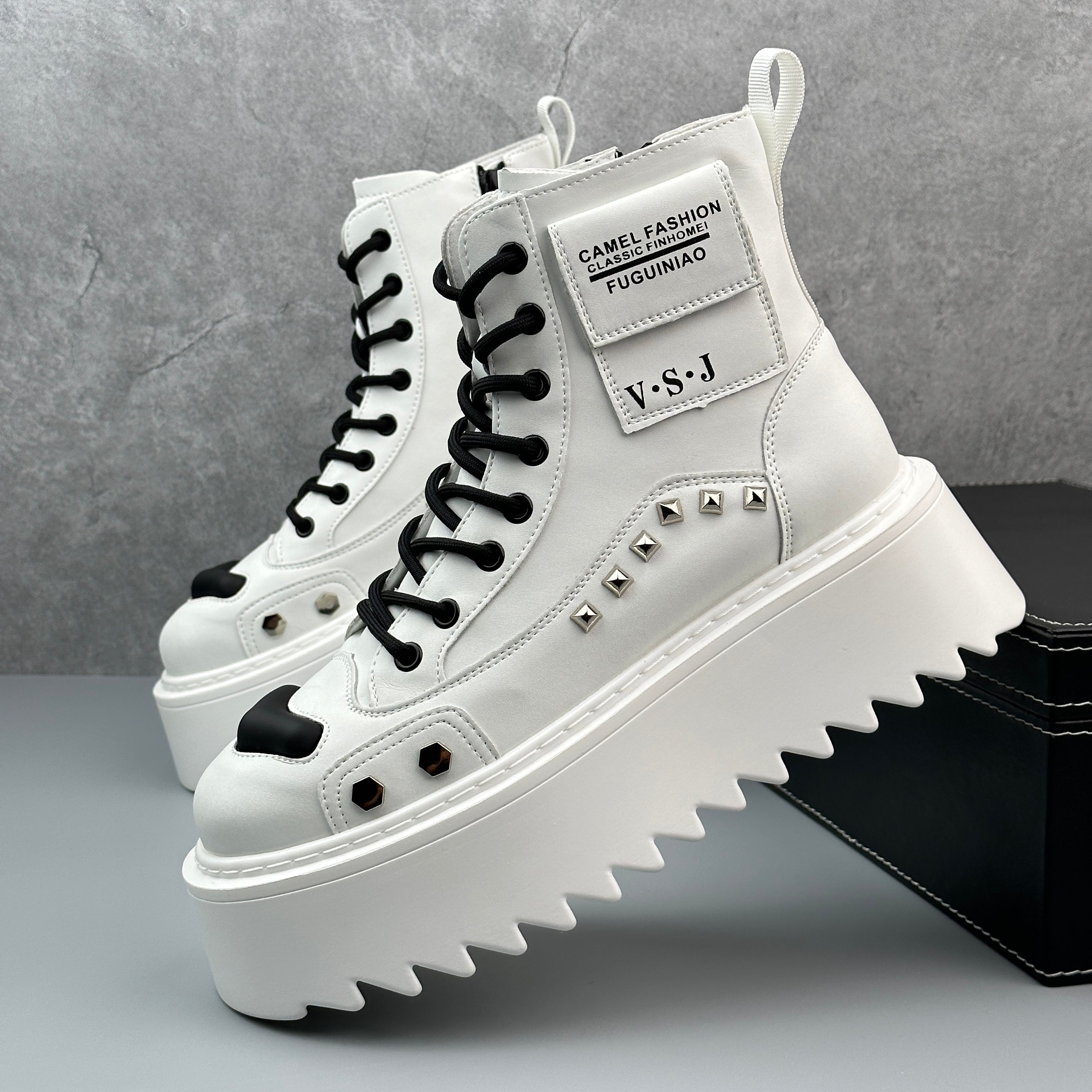 Hybriss Ravager– Punk Cargo Boots