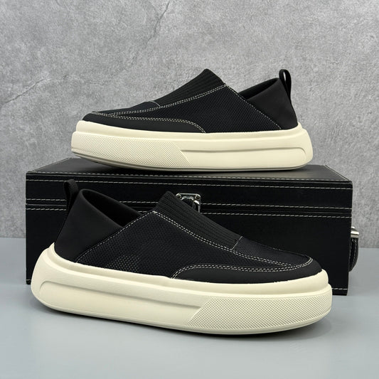 Hybriss Breathable Mesh Slip-On Platform Sneaker