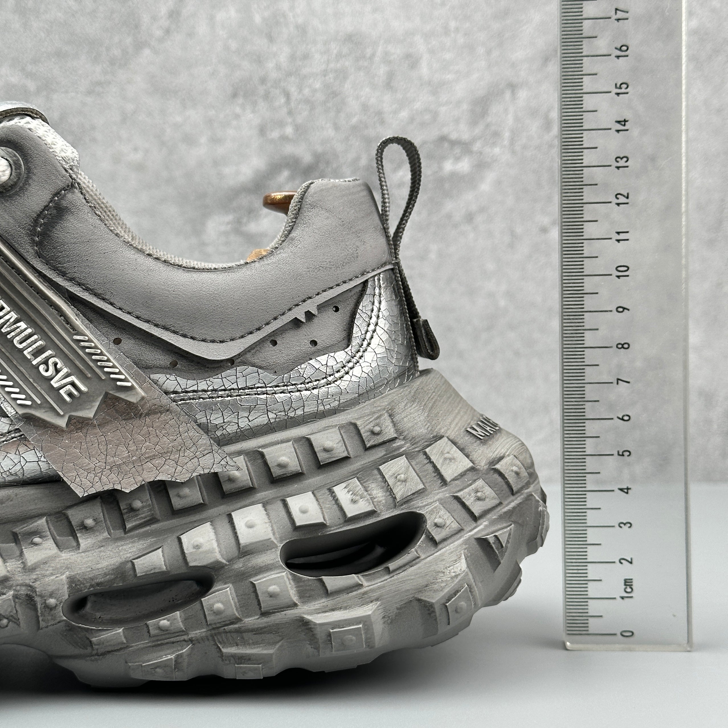 Hybriss RetroRise Gray– Youth Retro Dad Shoes