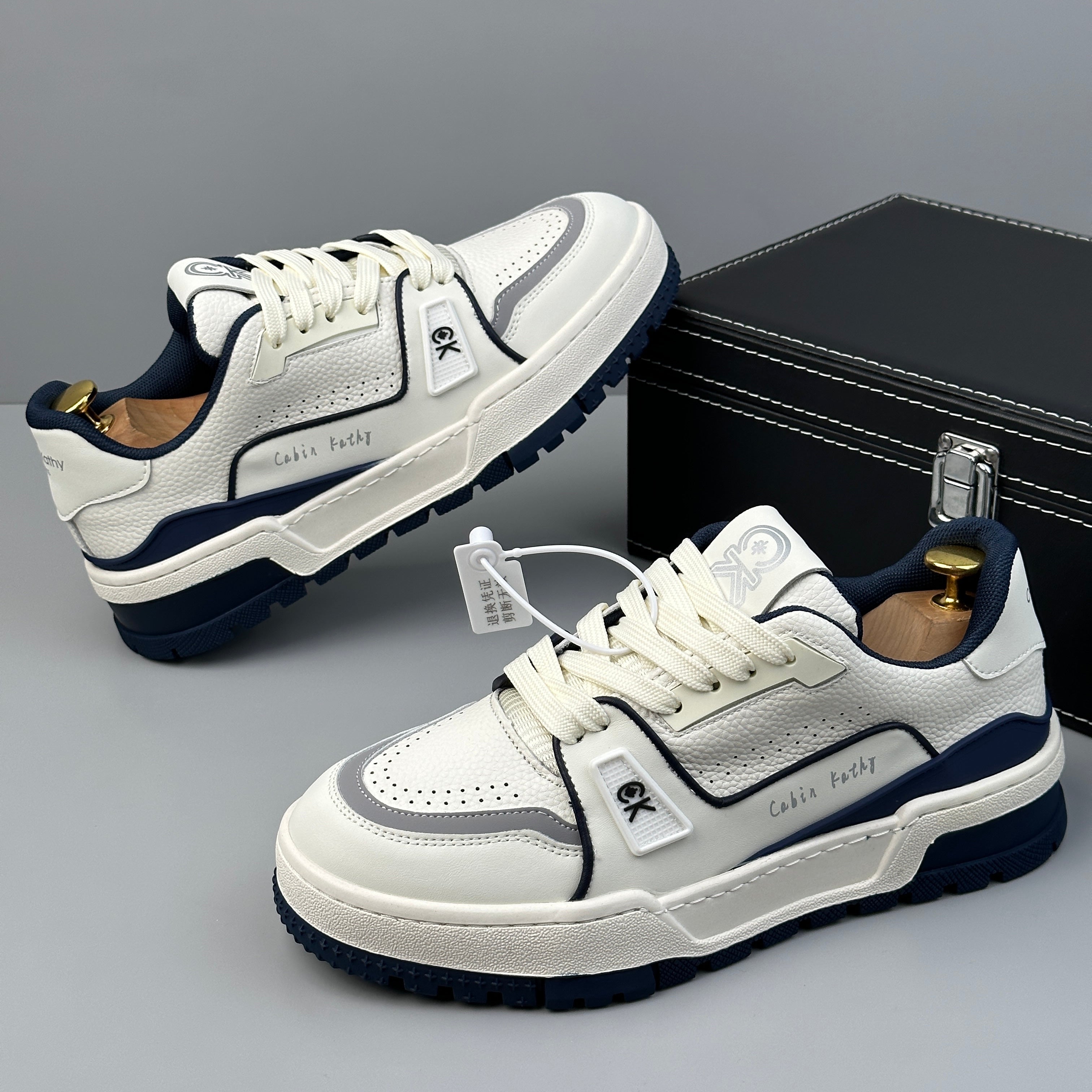 Hybriss KoreaSplice – Mikrofaserleder Sneakers