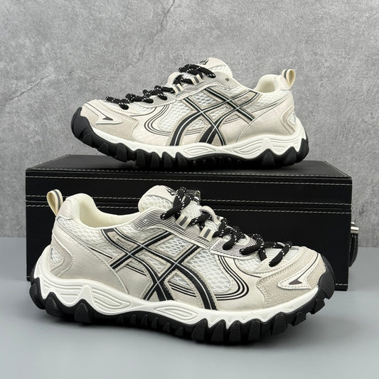 Hybriss Cyber-Trail Techwear Mesh Runner Sneaker