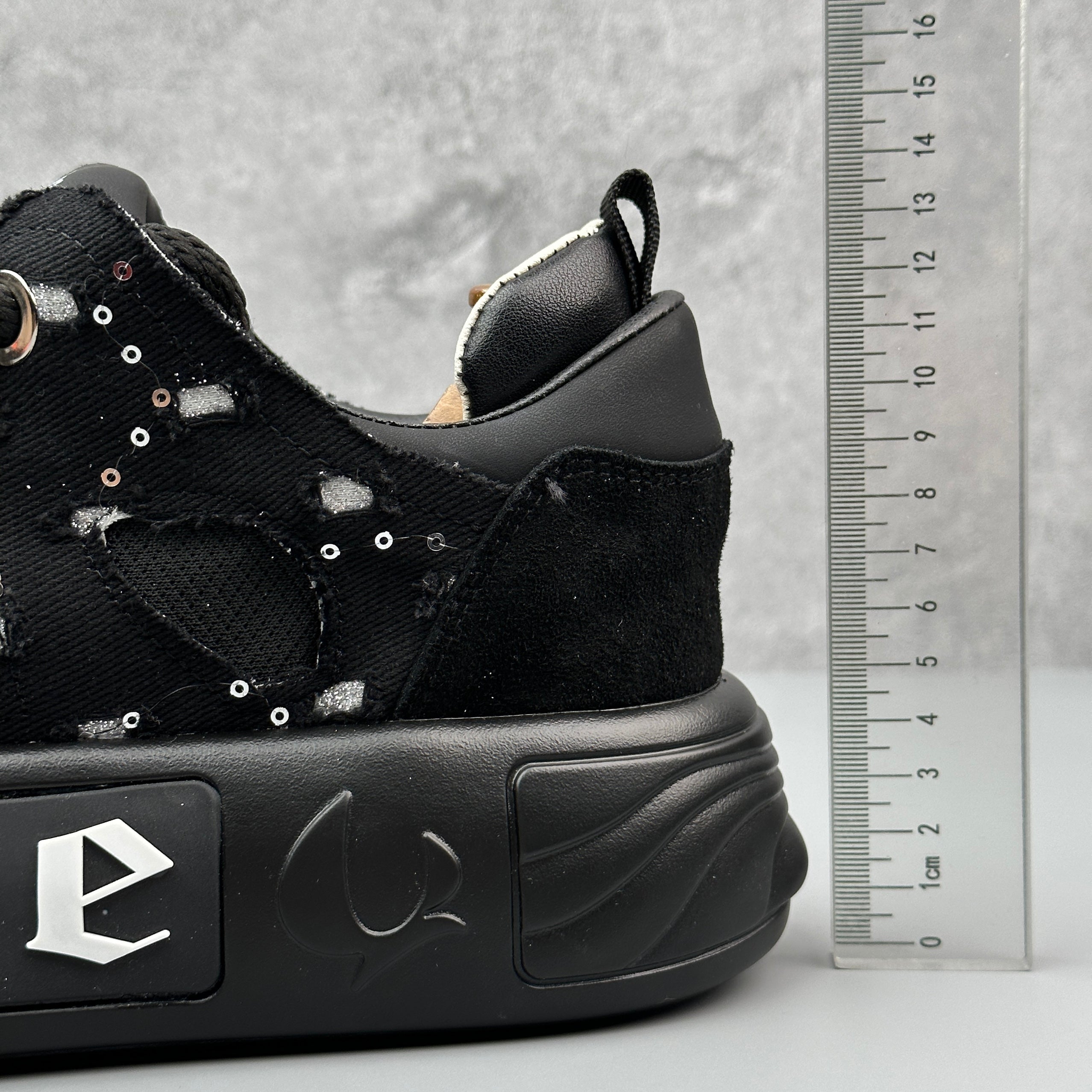 Hybriss SparkDenim – Denim & Mikrofaserleder Sneakers