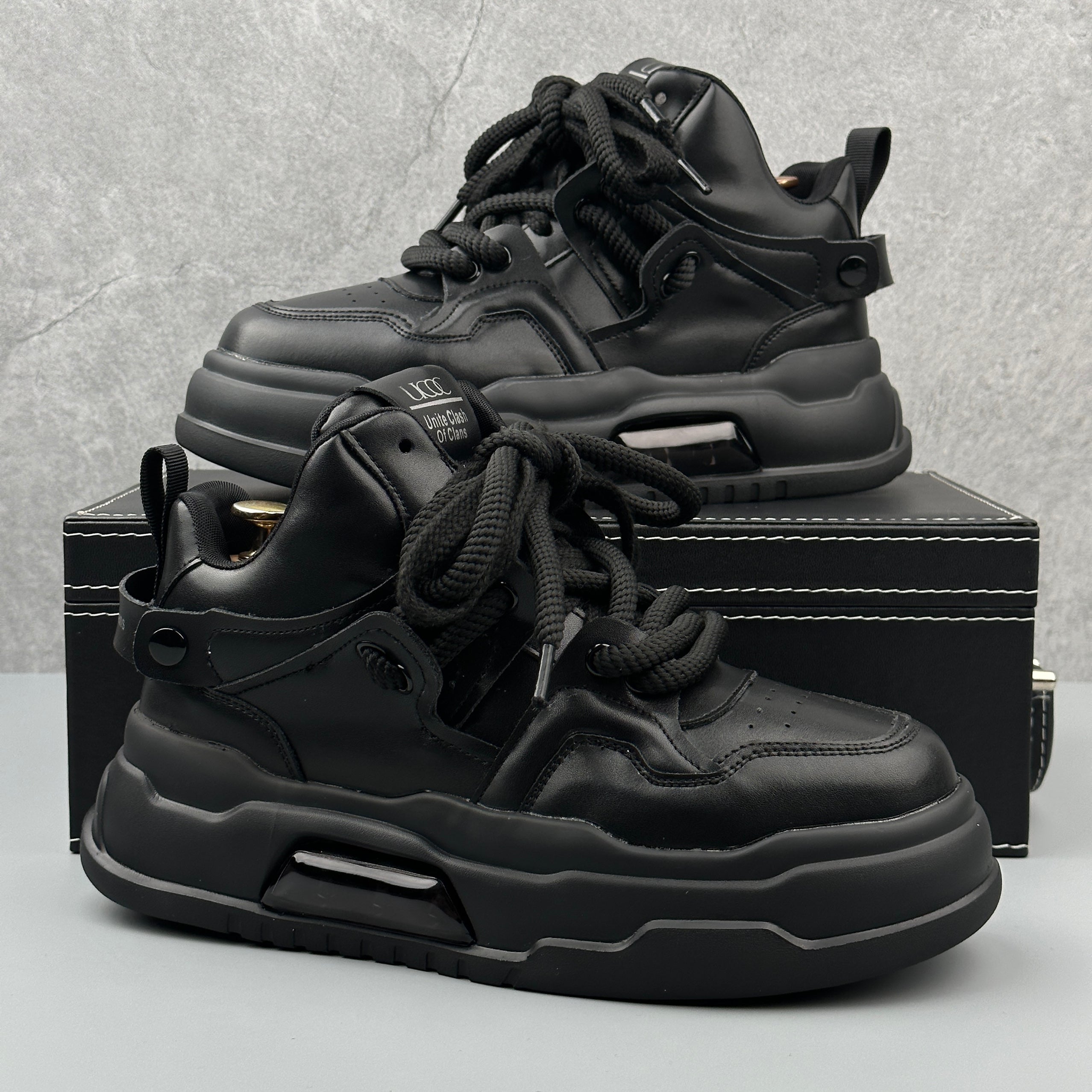 Hybriss CabuncciCore Black– Mikrofaserleder White Shoes