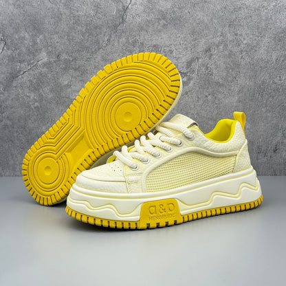 Hybriss Urban Wave Chunky Platform Court Sneaker