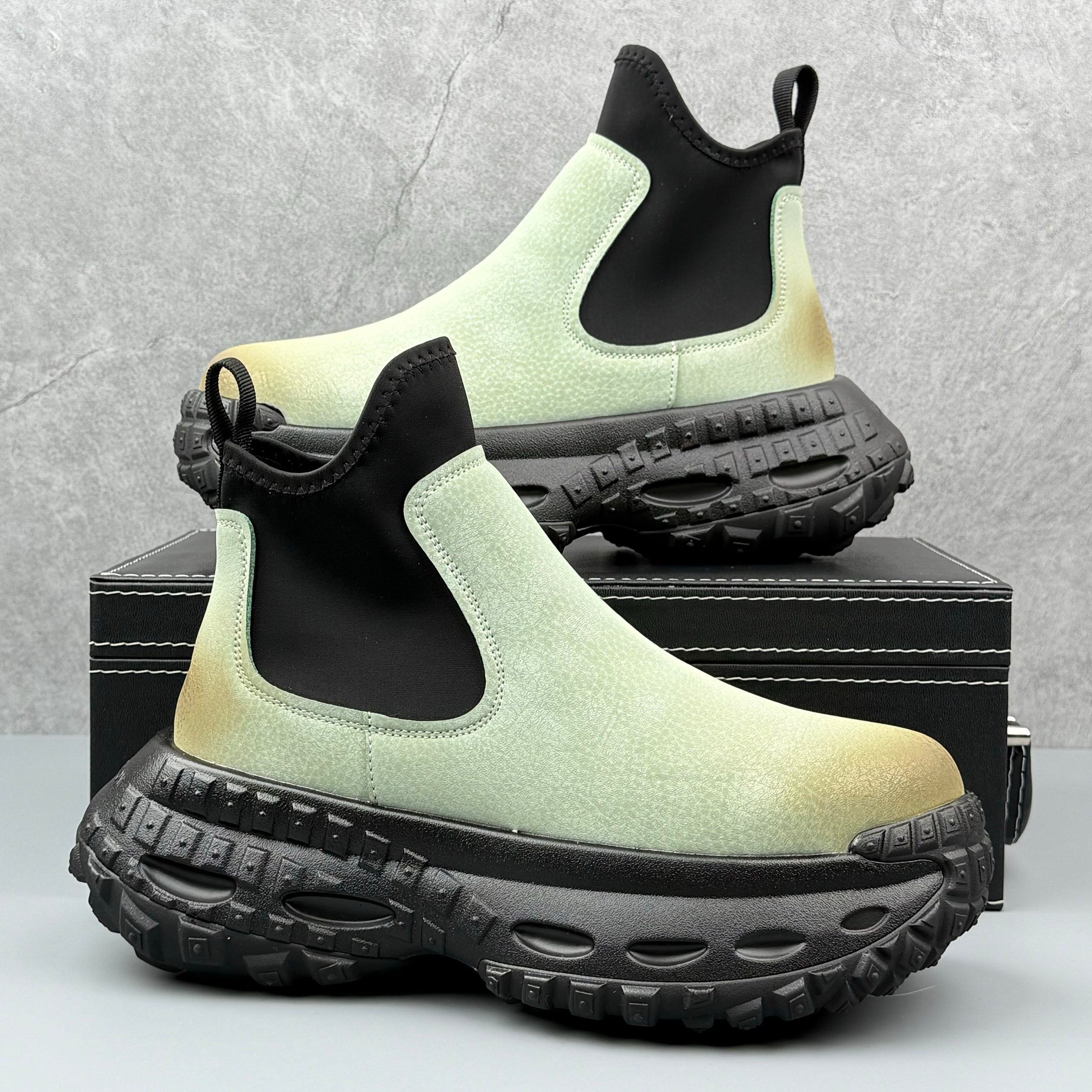 Hybriss Elevate– Retro Futuristik Cargo Boots