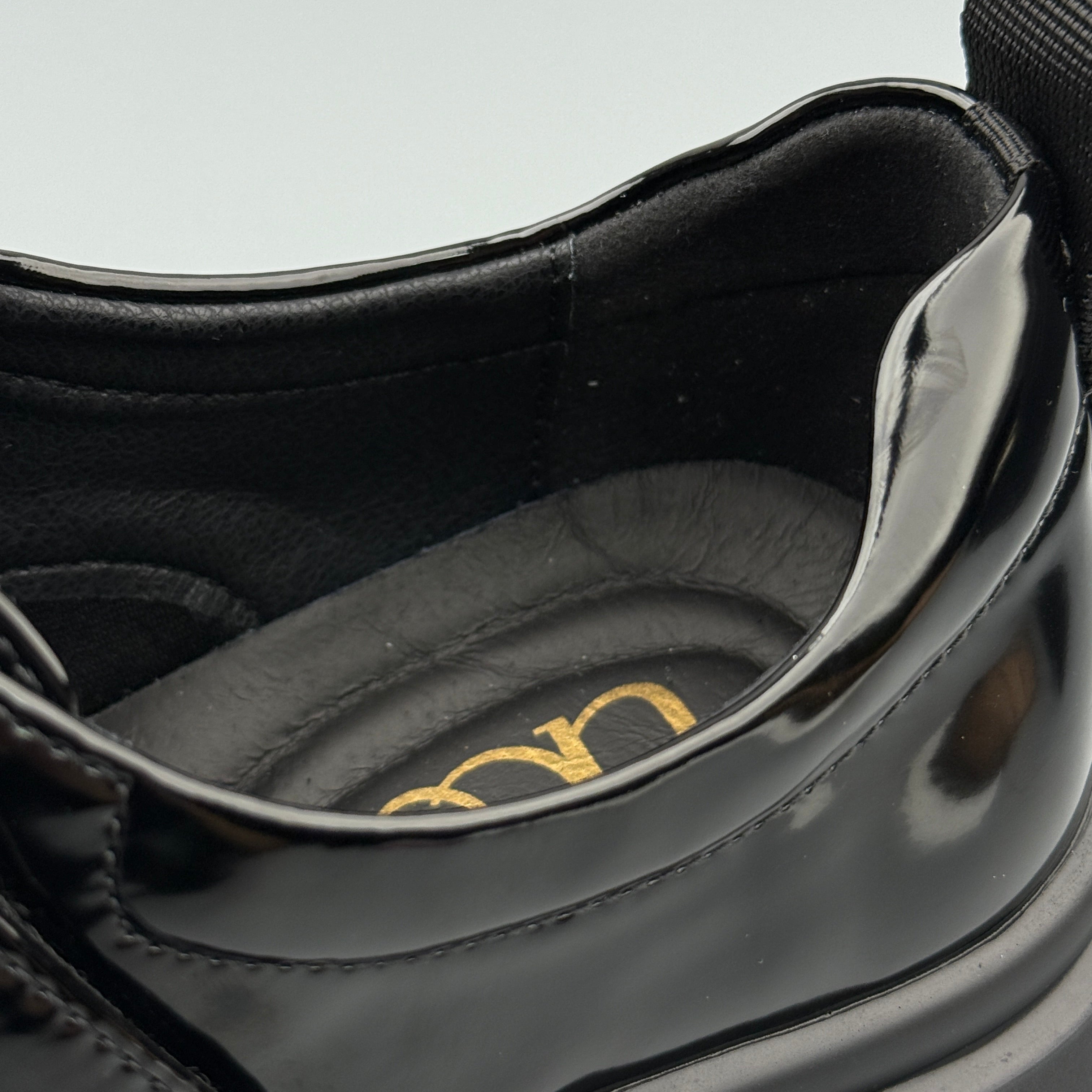 Hybriss Ironcrest Black (slip-on)– British Casual Leather Shoes