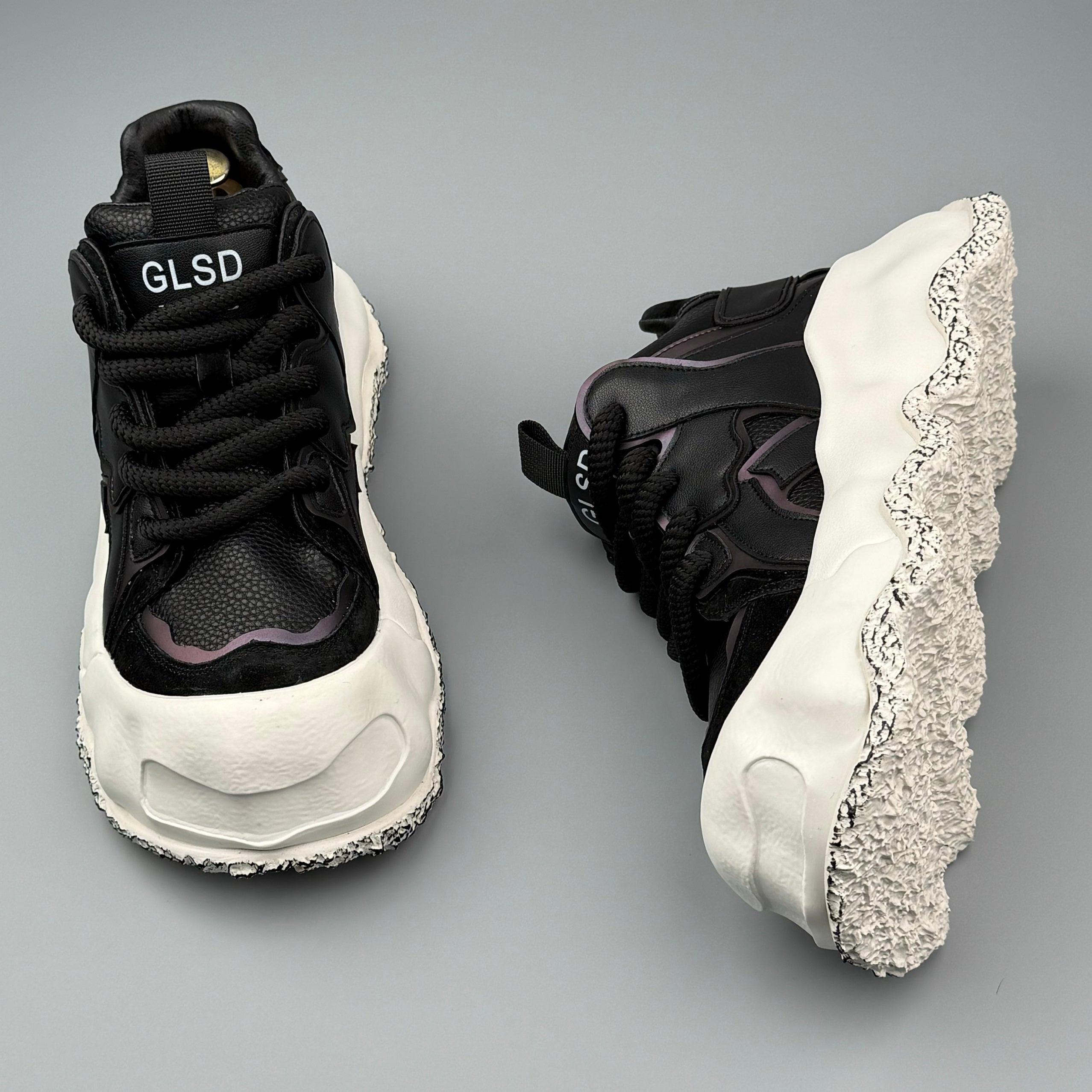 Hybriss PlainLift Black– Dad Shoes