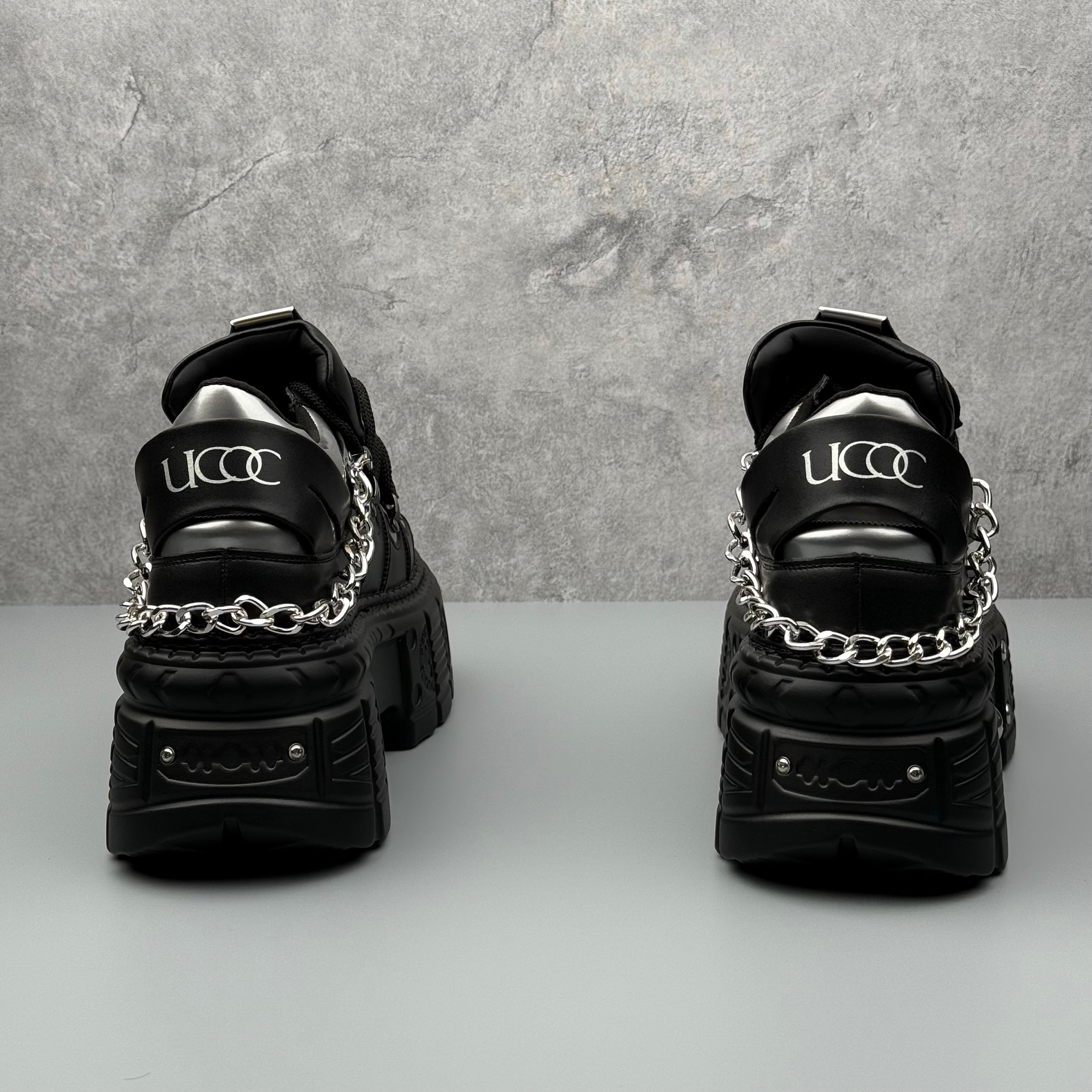 Hybriss PunkMetal Black Silver– Punk Dad Shoes