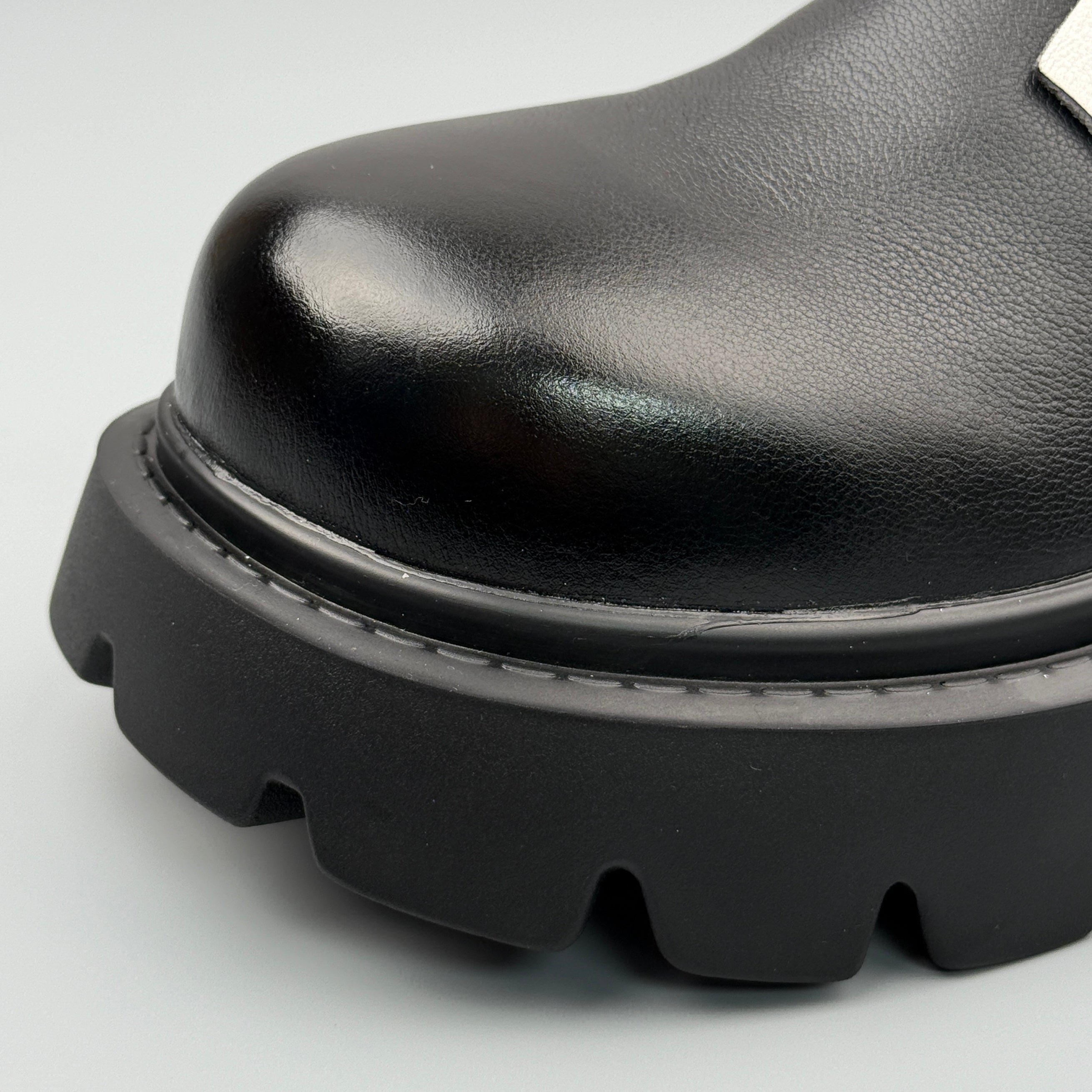 Hybriss Elevare Black– Leisure Casual Leather Shoes