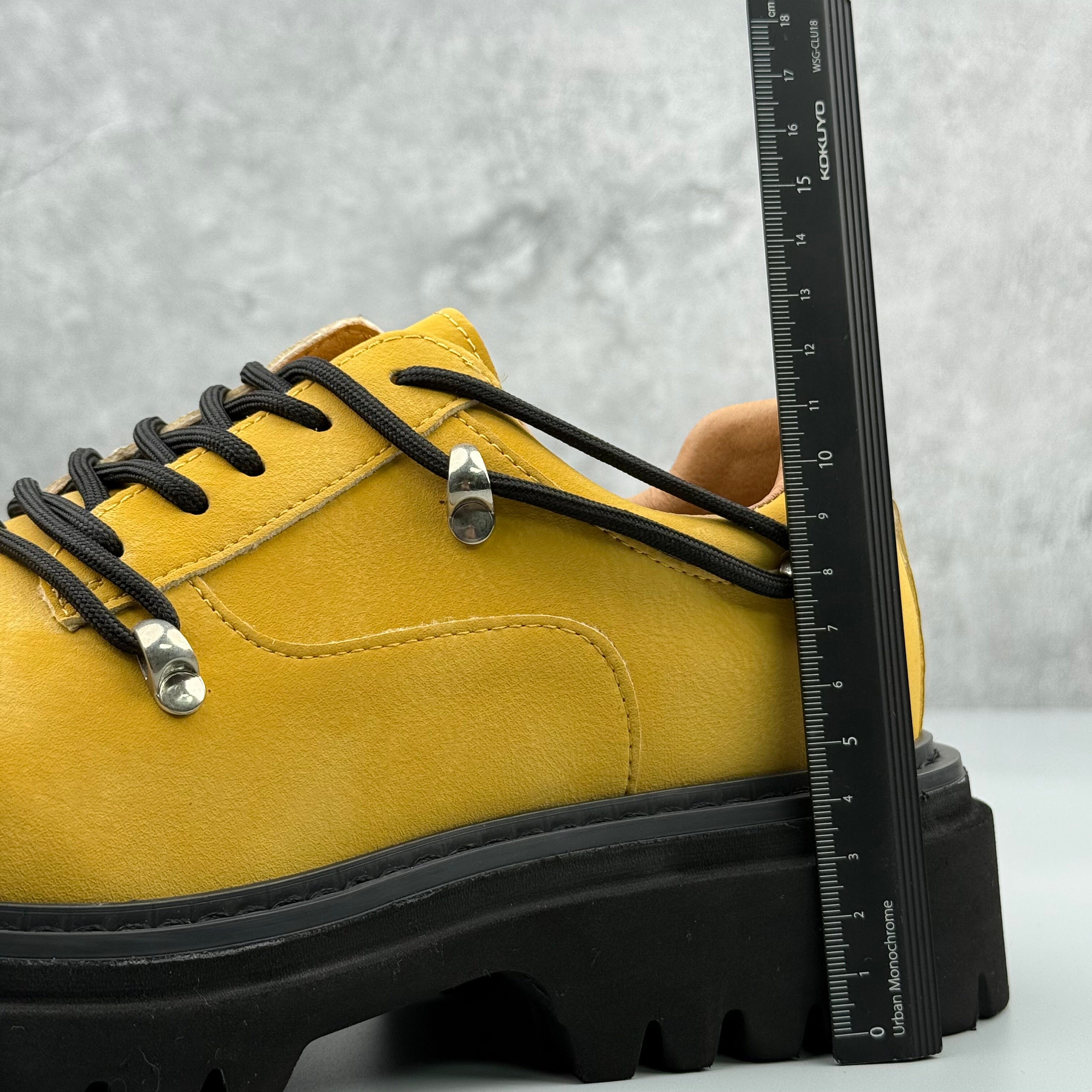 Hybriss NeoNubuck Yellow– Casual Nubuck Look Shoes
