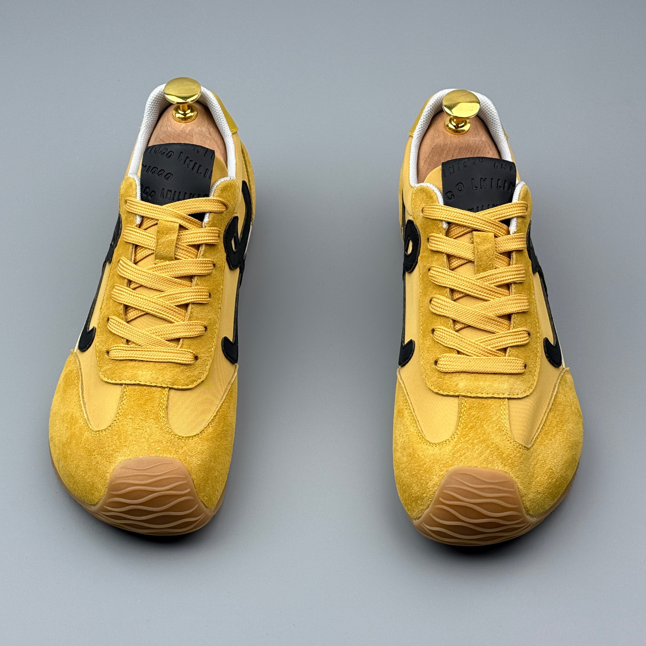 Hybriss LightCore Yellow– Leichte Stoff‑Sneaker