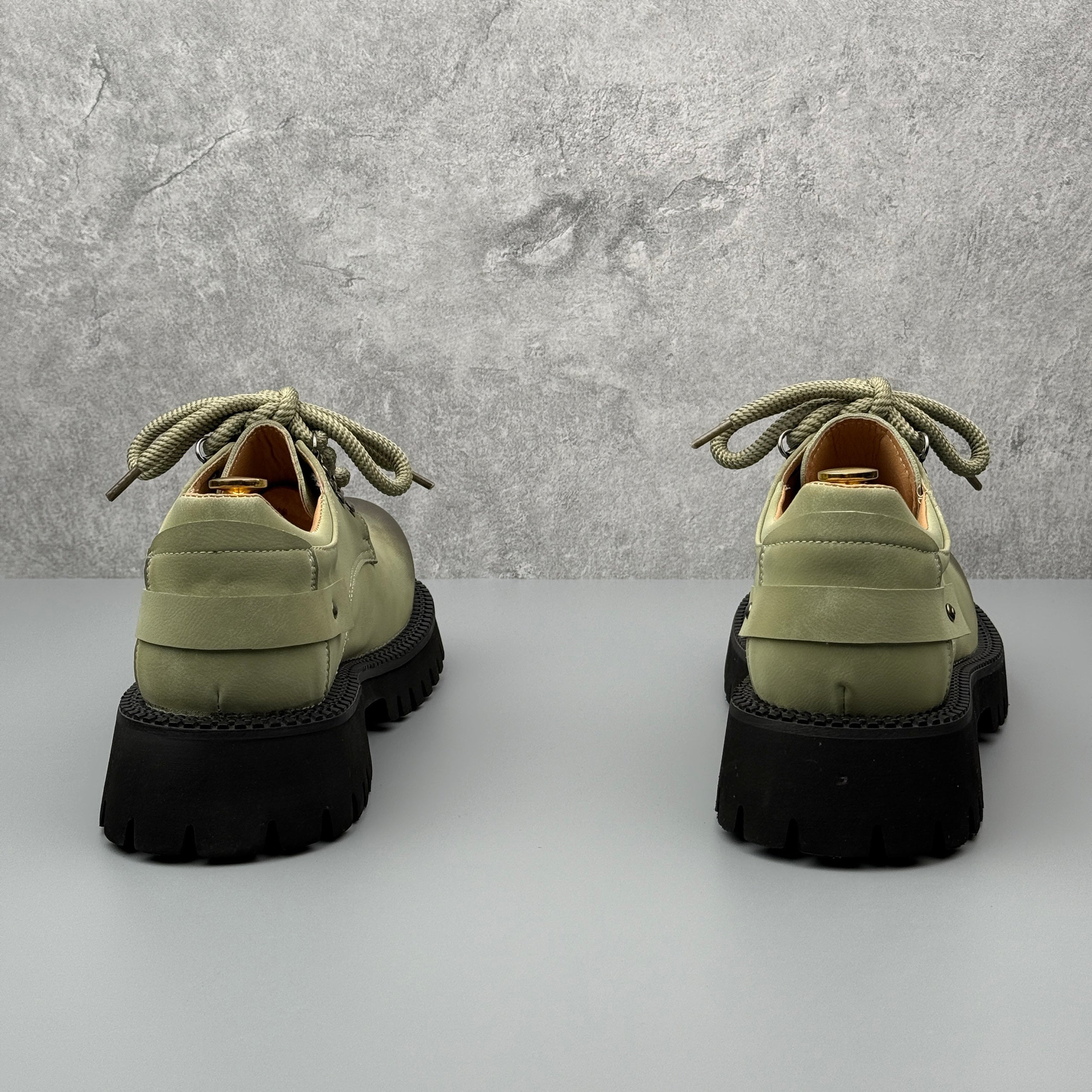 Hybriss Flux Green– Color Blocking Cargo Shoes