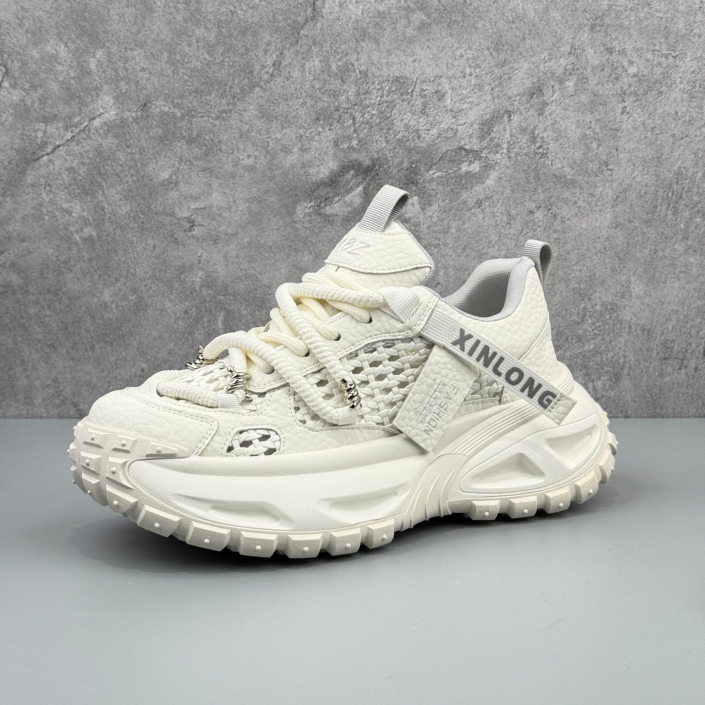 Hybriss Cyber-Gel Hollow-Out Dad Sneaker