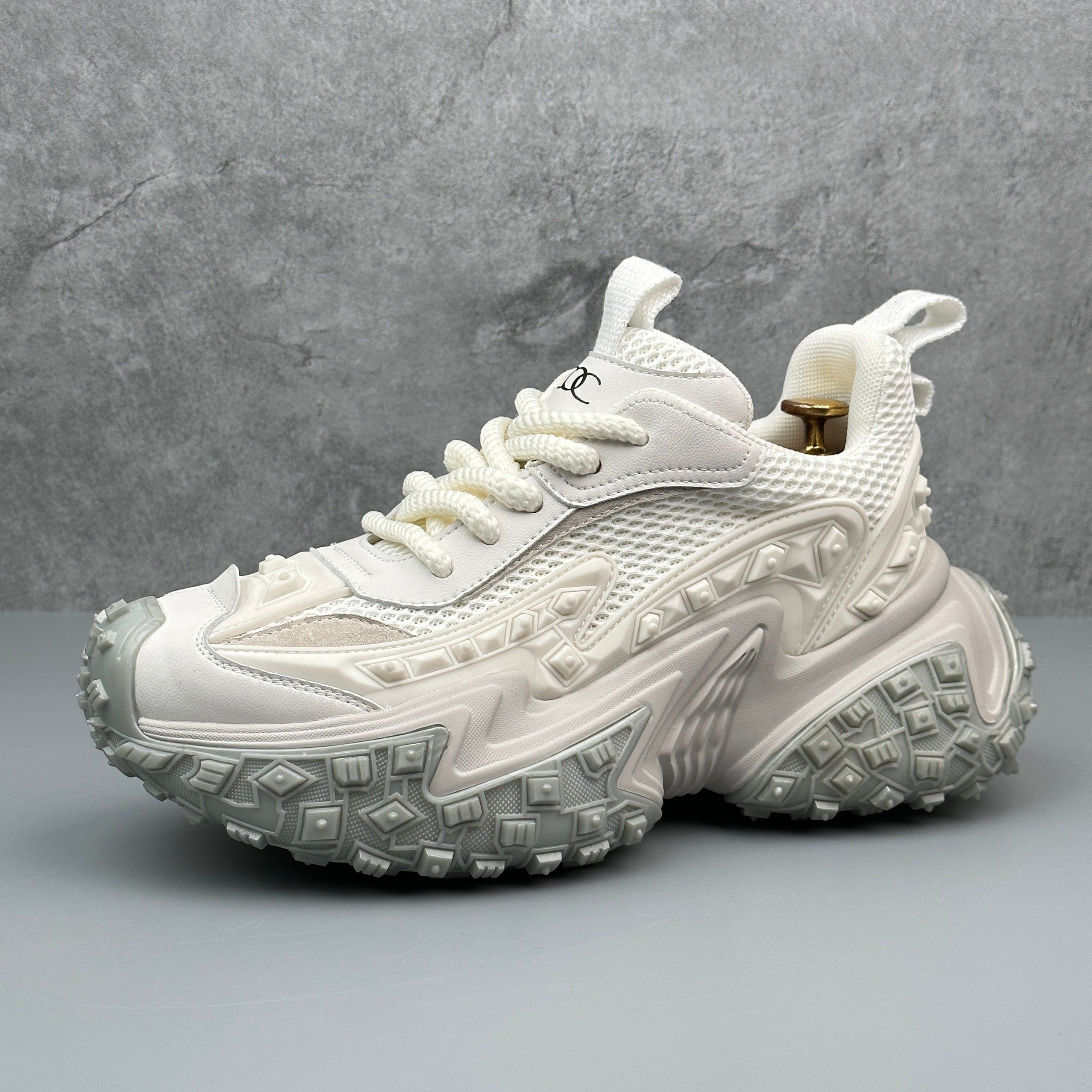 Hybriss Cabuncci GranuleX White– Youth Dad Shoes