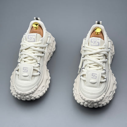 Hybriss Rope-Harness 3D Hollow Chunky Platform Sneaker