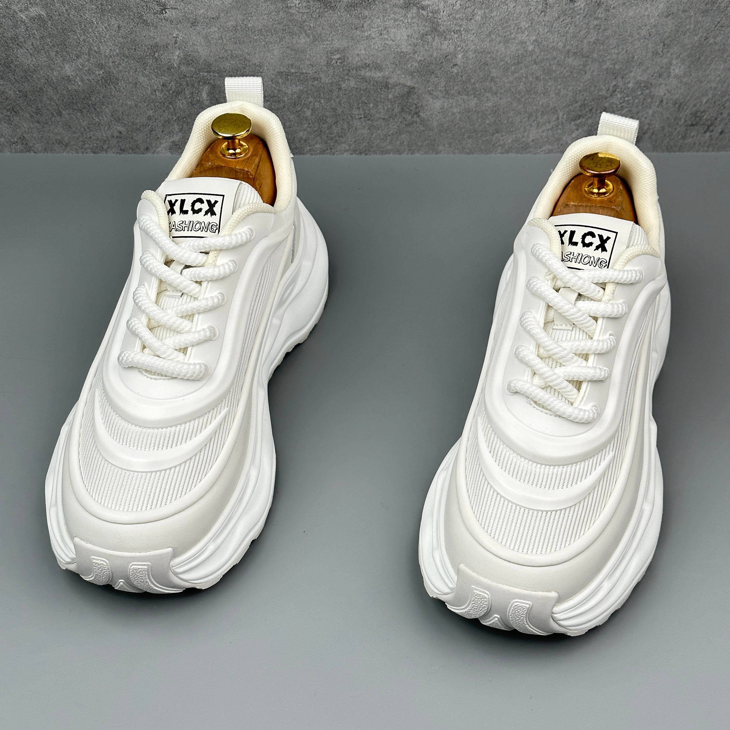 Hybriss ThreadBreath White– Casual Dad Shoes