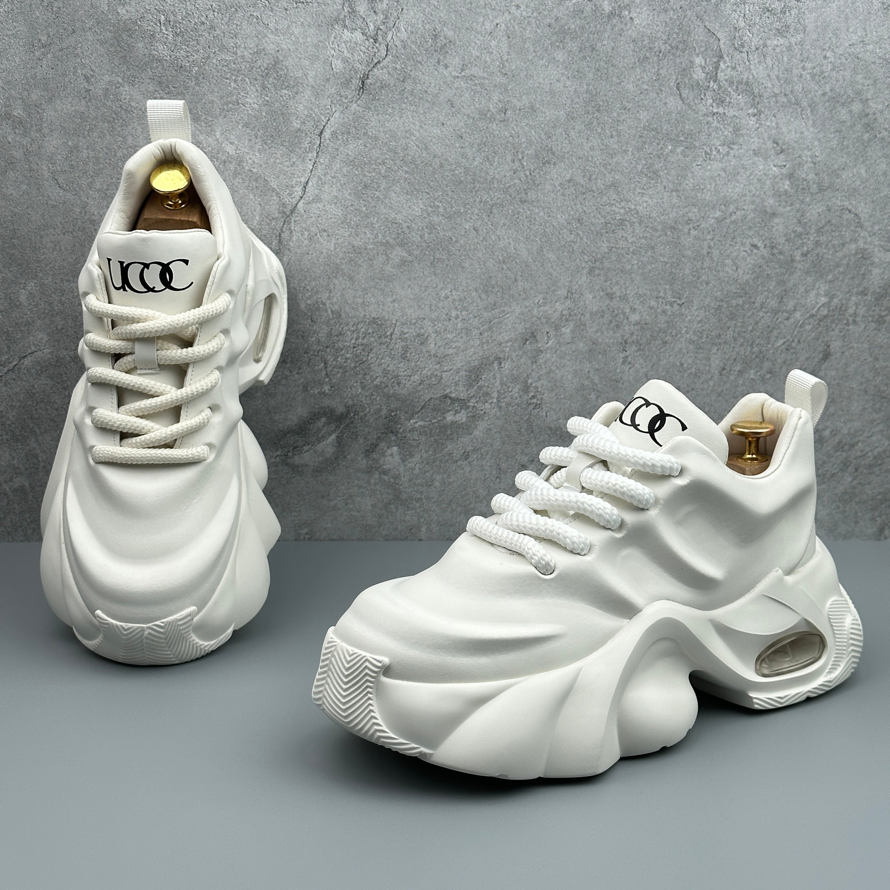 Hybriss Cabuncci Elevare White– Youth Dad Shoes