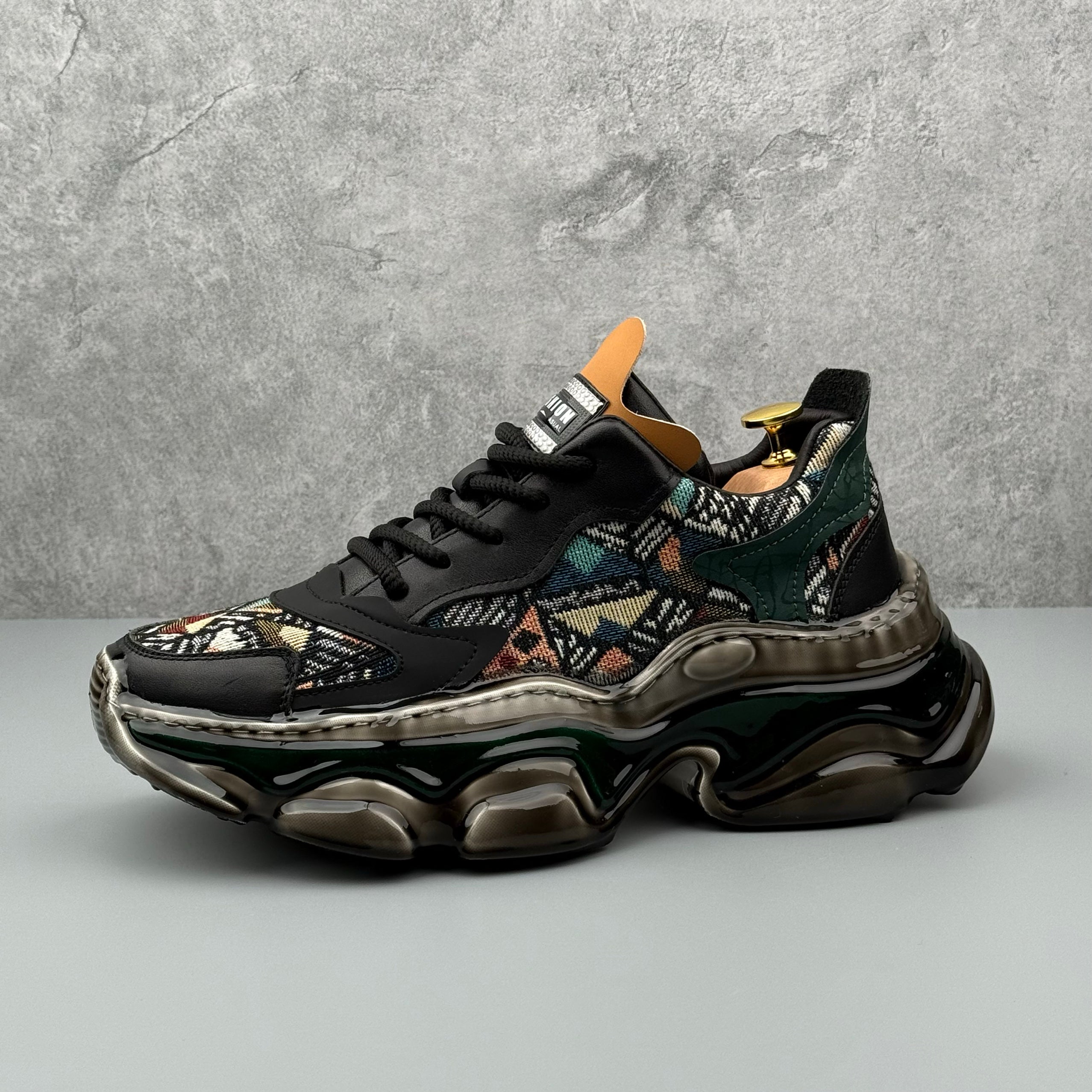 Hybriss SportStitch Black– Youthful Dad Shoes