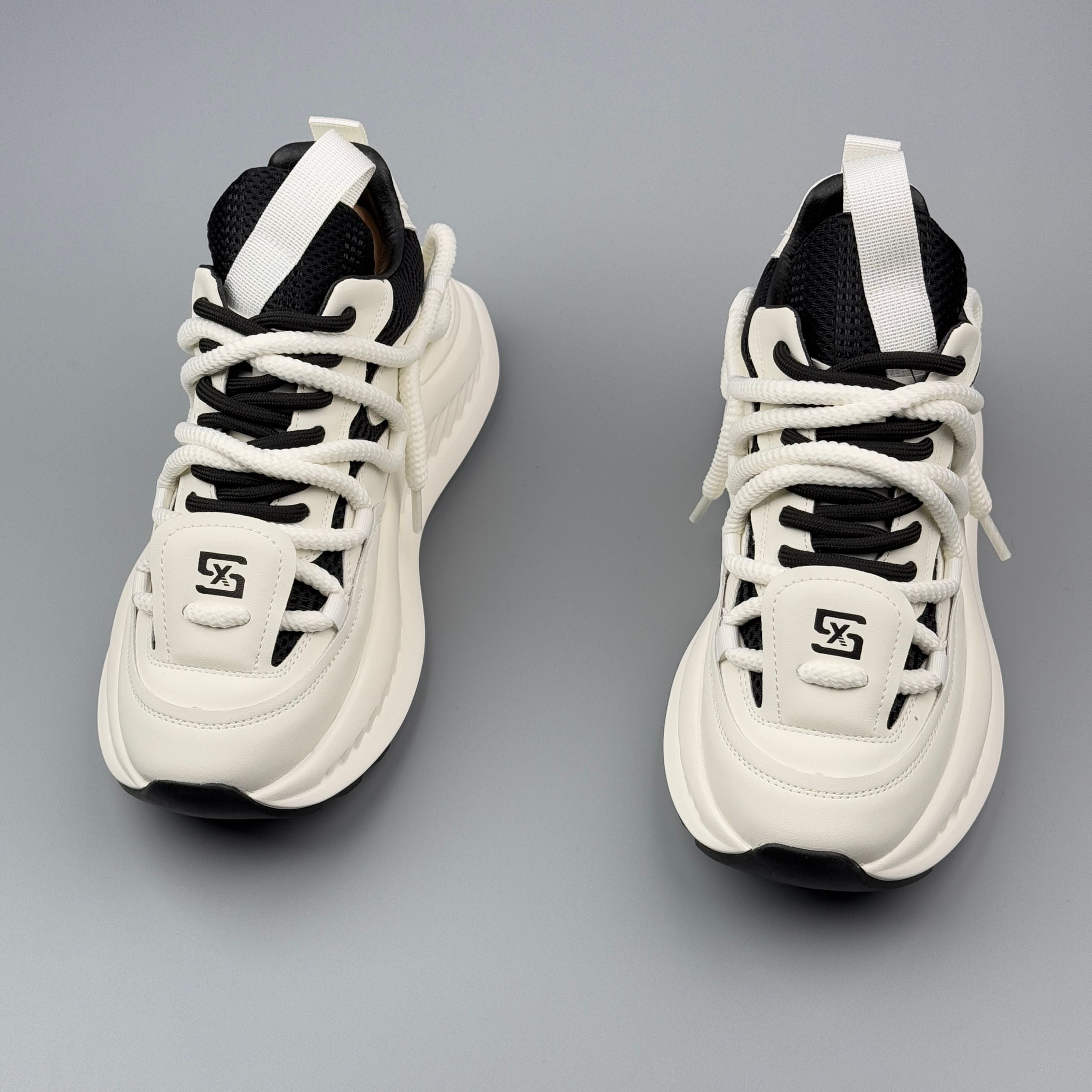 Hybriss UCOC WeaveStep Black White– Men’s Casual Sports Shoes